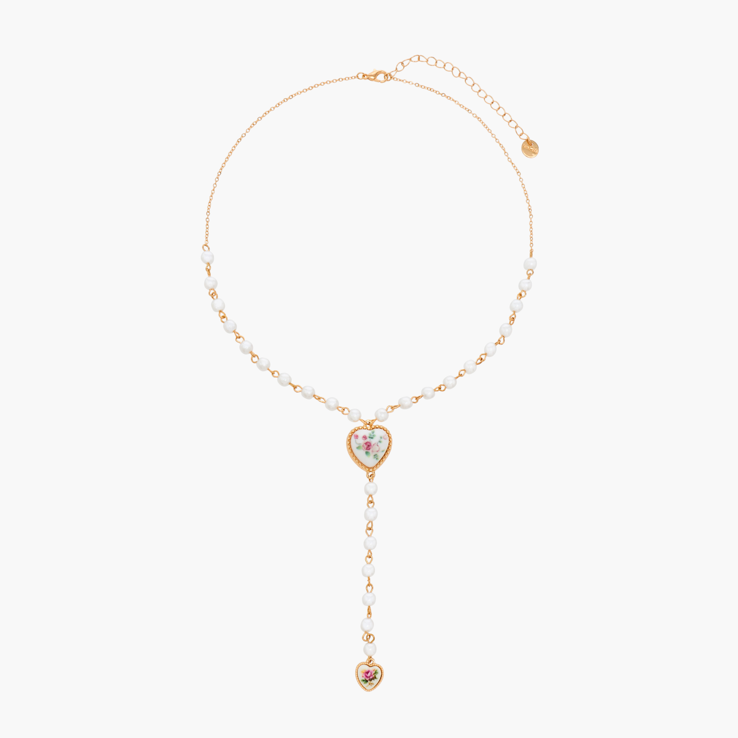 عقد ذهبي اللون بدلاية قلب-women-watchesandjewellery-jewellery-necklacesandpendants-image-1
