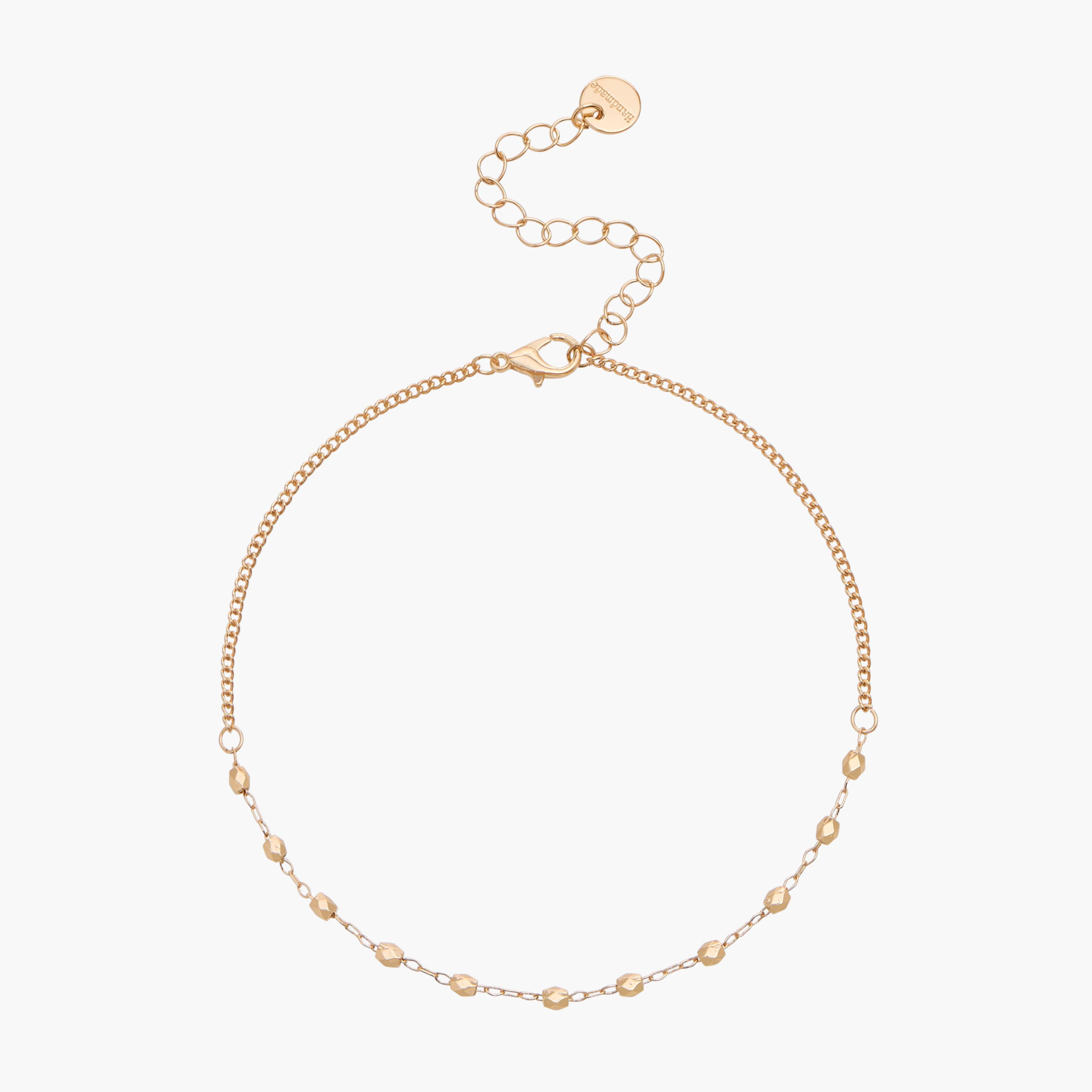 خلاخيل مزينة بلون ذهبي - عبوة 5 قطع-women-watchesandjewellery-jewellery-anklets-image-11