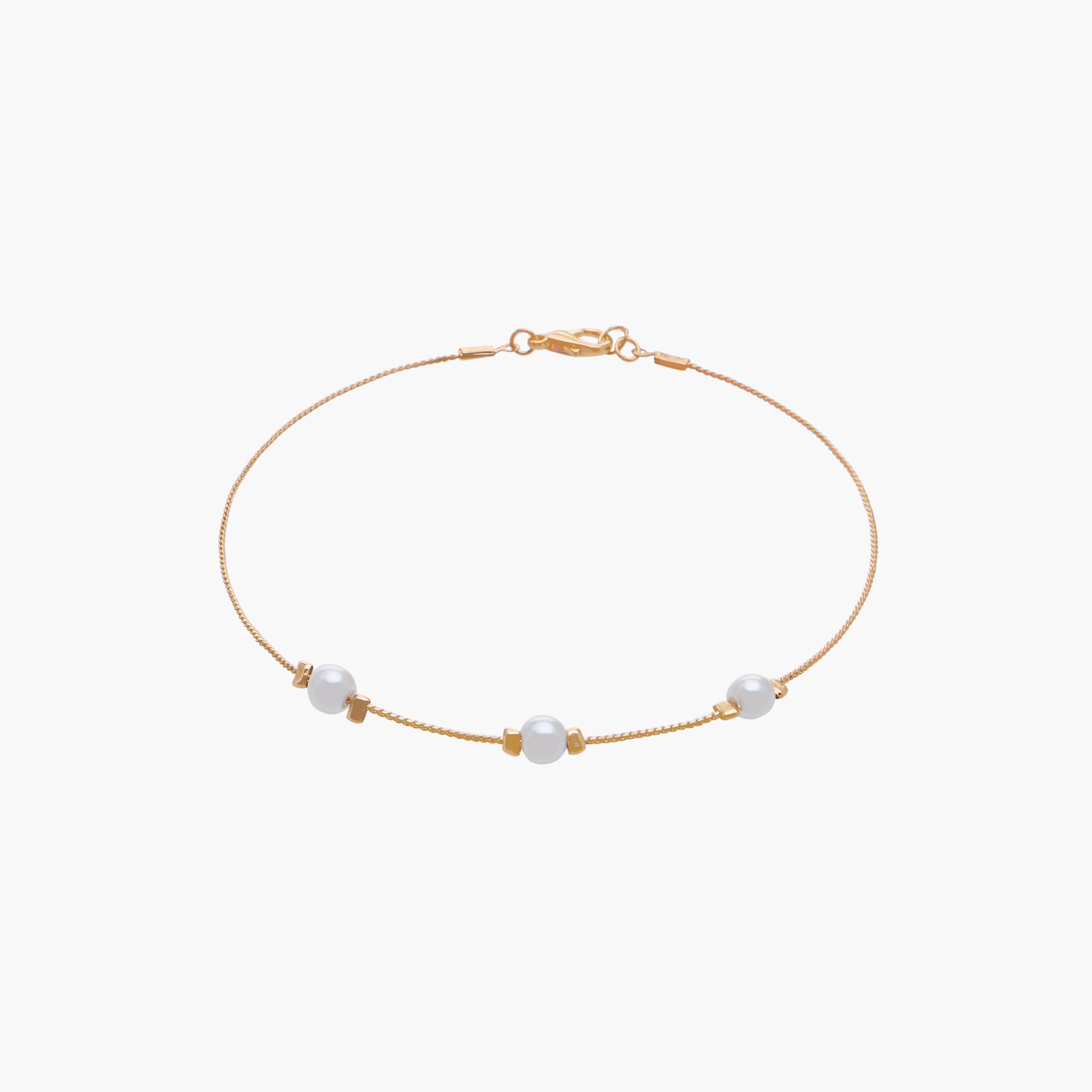 خلاخيل مزينة بلون ذهبي - عبوة 5 قطع-women-watchesandjewellery-jewellery-anklets-image-9