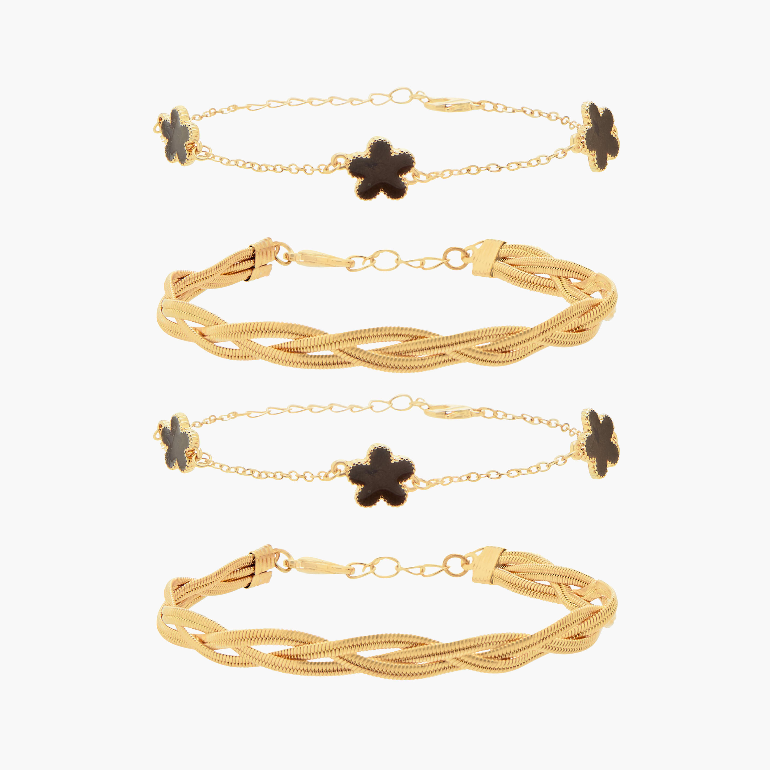 Pack of 4 Assorted Bracelet-women-watchesandjewellery-jewellery-banglesandbracelets-image-1
