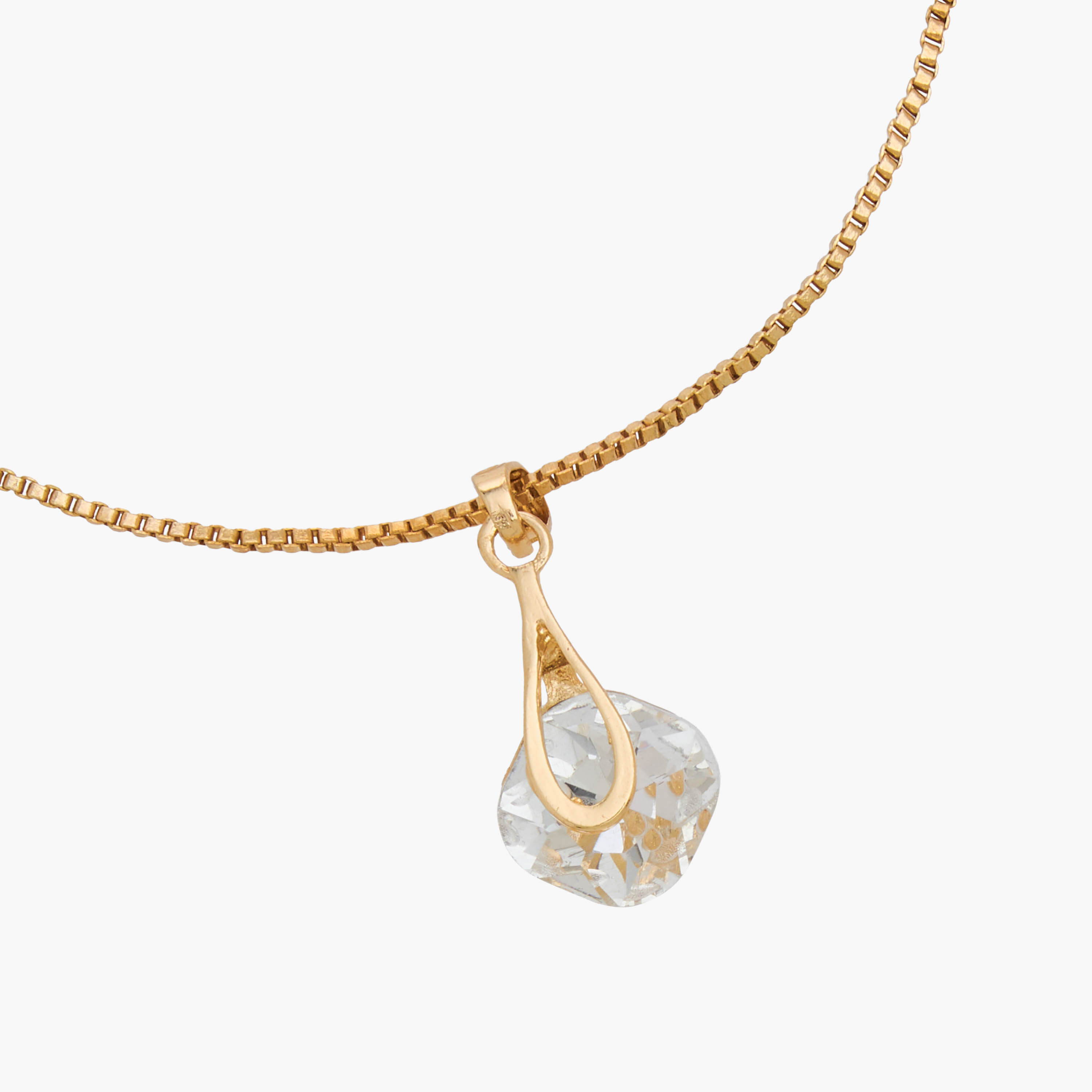 حلق وعقد بمعدني مزين بدلاية - طقم من قطعتين-women-watchesandjewellery-jewellery-jewellerysets-image-7