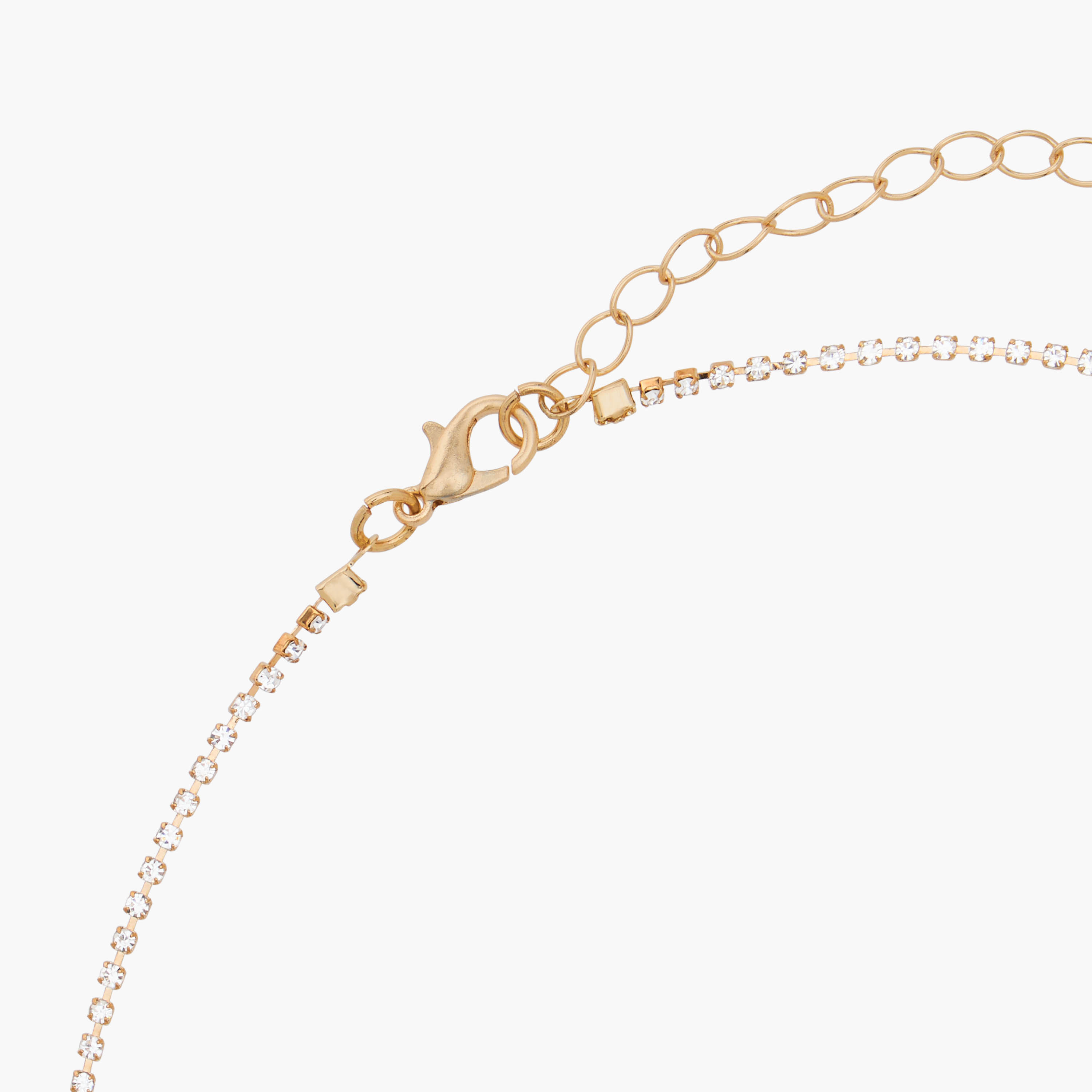 Set of 2 - Stone Embellished Gold Tone Pendant Necklace and Earrings-women-watchesandjewellery-jewellery-jewellerysets-image-6