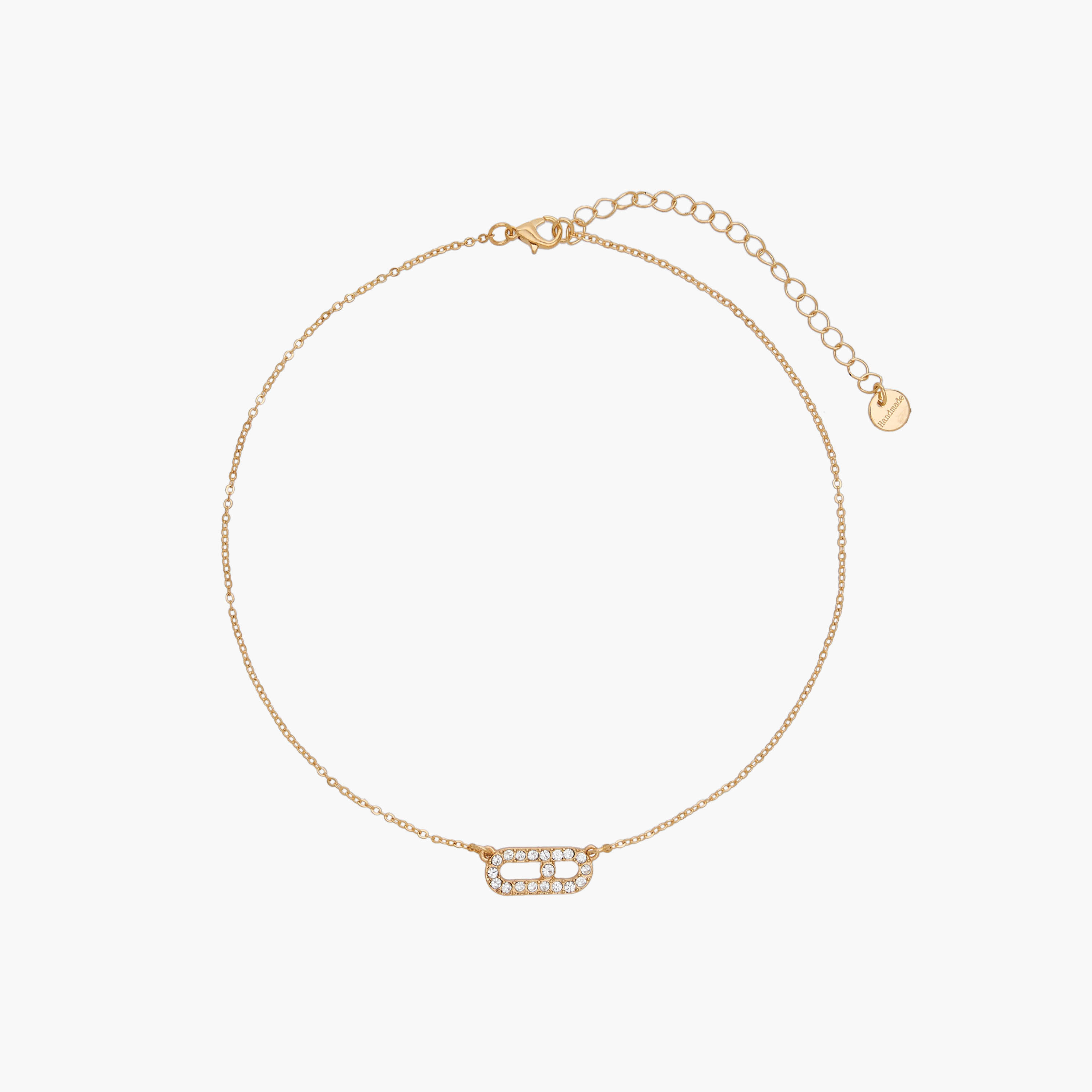 Set of 2 - Stone Embellished Gold Tone Pendant Necklace and Earrings-women-watchesandjewellery-jewellery-jewellerysets-image-2