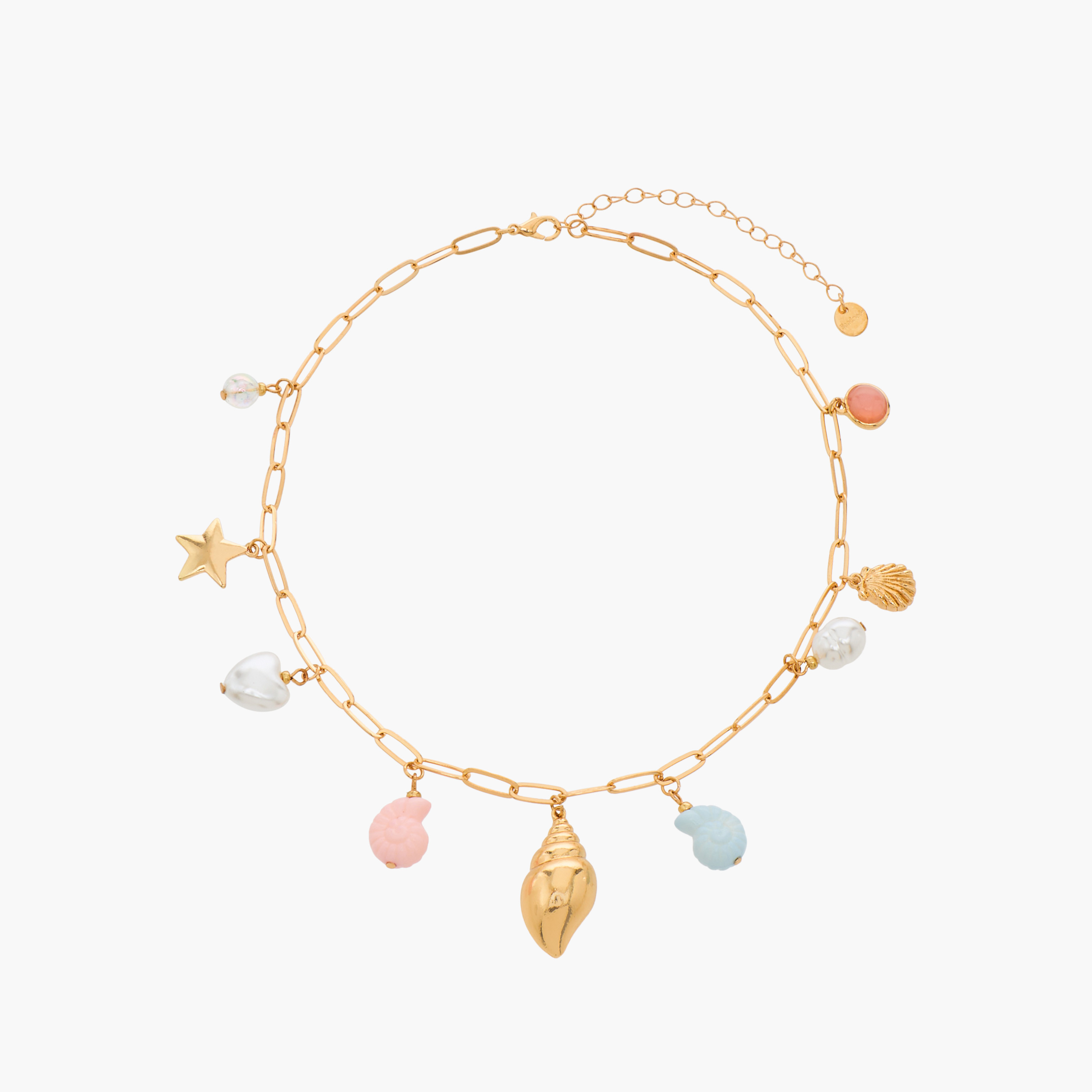 عقد بلون ذهبي ودلايات-women-watchesandjewellery-jewellery-necklacesandpendants-image-1