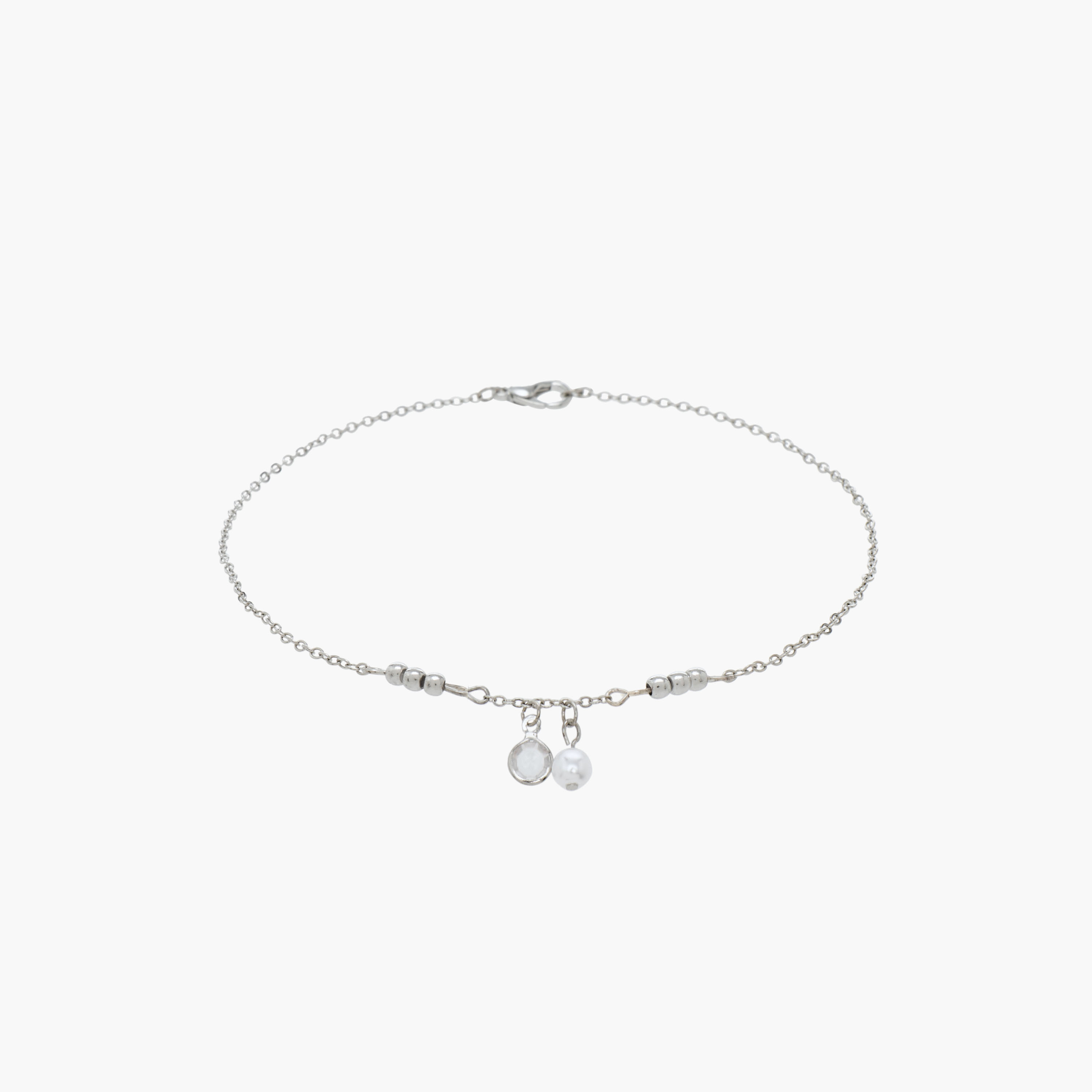 خلاخيل ميتاليك مزينة - عبوة 5 قطع-women-watchesandjewellery-jewellery-anklets-image-9