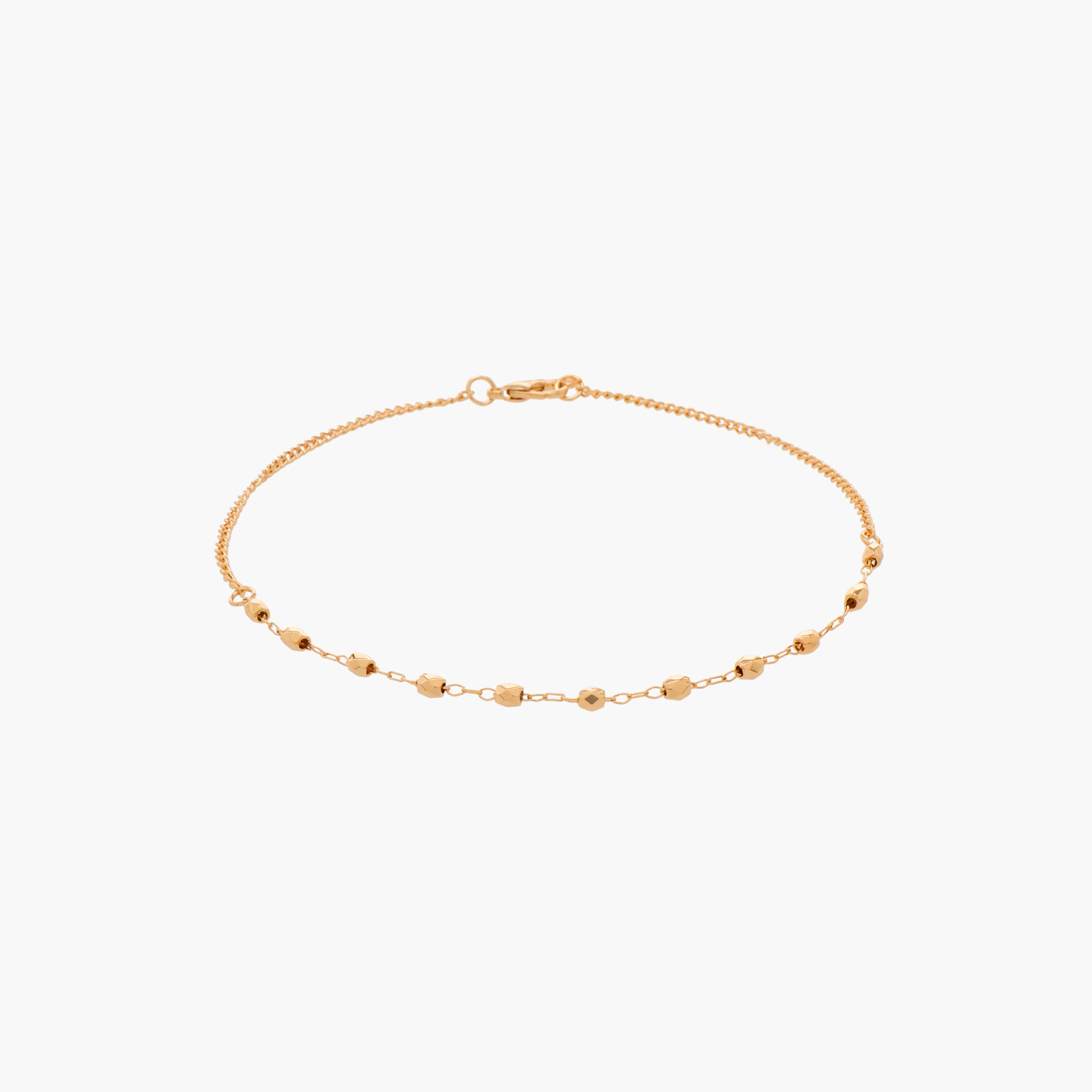 خلاخيل ميتاليك مزينة - عبوة 5 قطع-women-watchesandjewellery-jewellery-anklets-image-8
