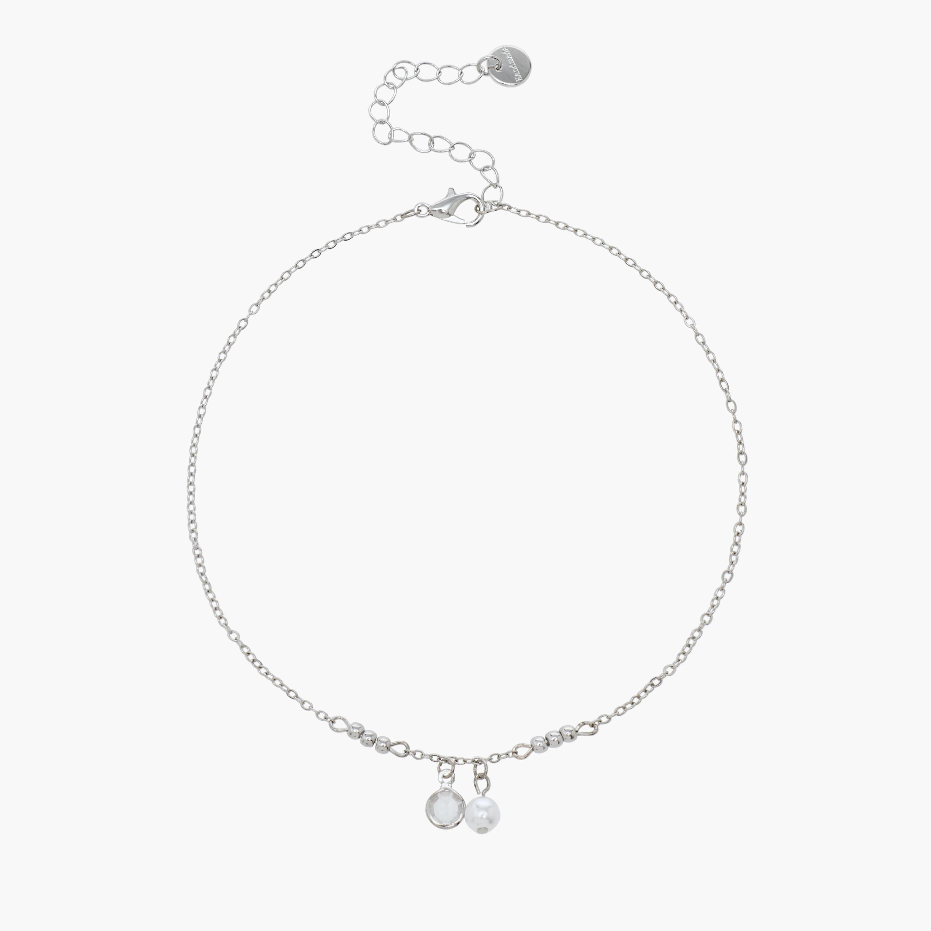 خلاخيل ميتاليك مزينة - عبوة 5 قطع-women-watchesandjewellery-jewellery-anklets-image-4