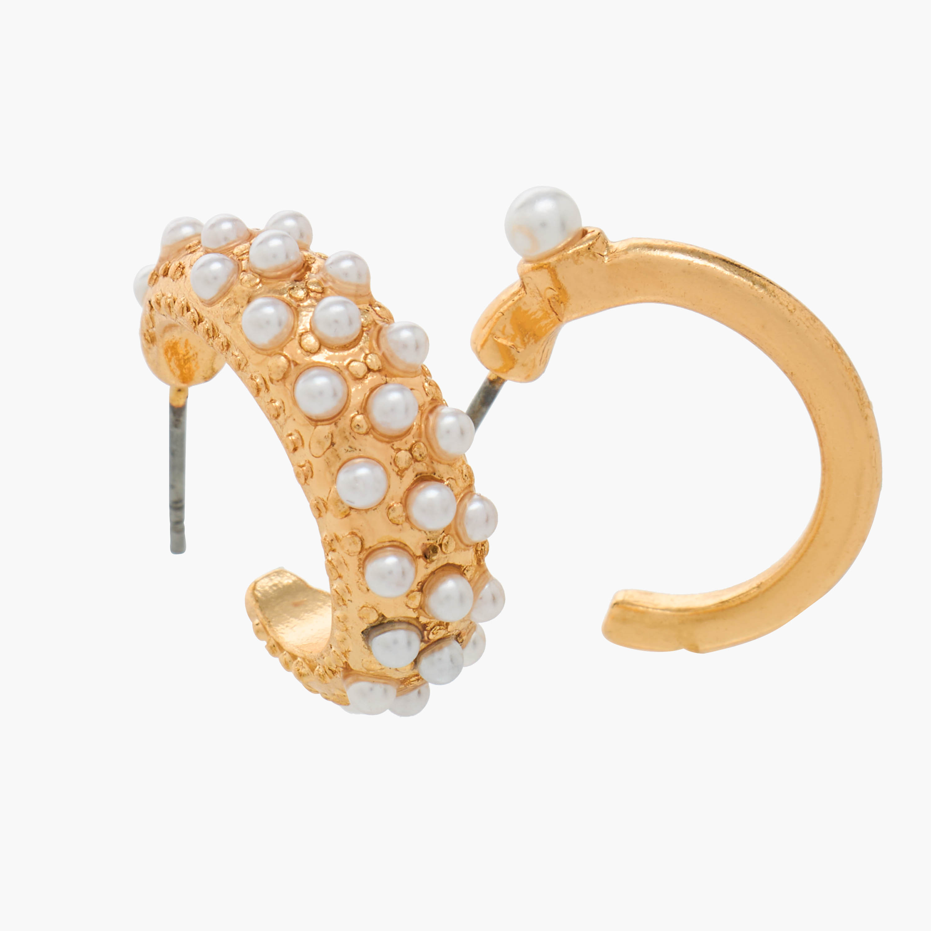 Pack of 9 Gold Tone Assorted Earrings with Pushback Closure-women-watchesandjewellery-jewellery-earrings-image-4
