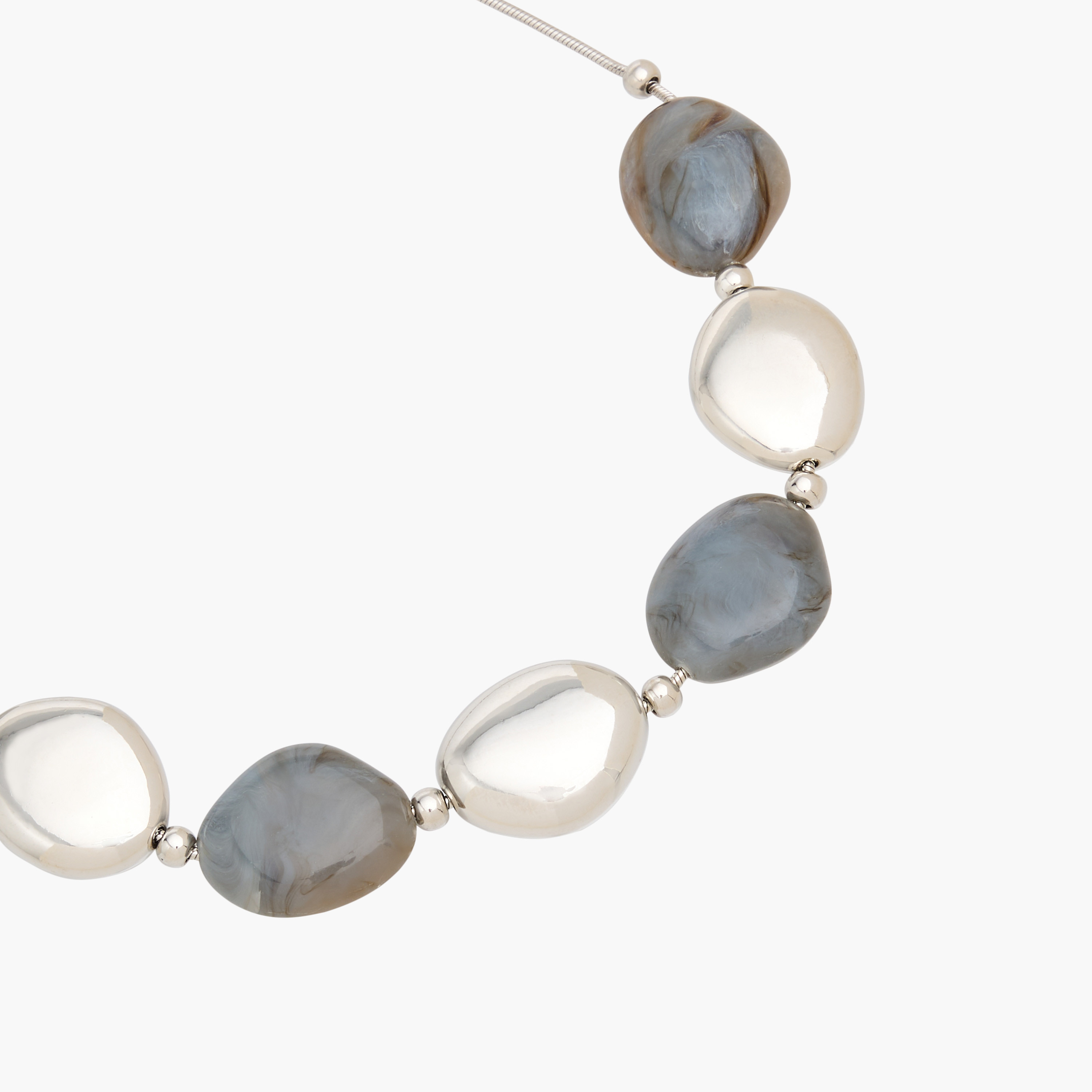 Metal Necklace with Stone Detail-women-watchesandjewellery-jewellery-necklacesandpendants-image-2