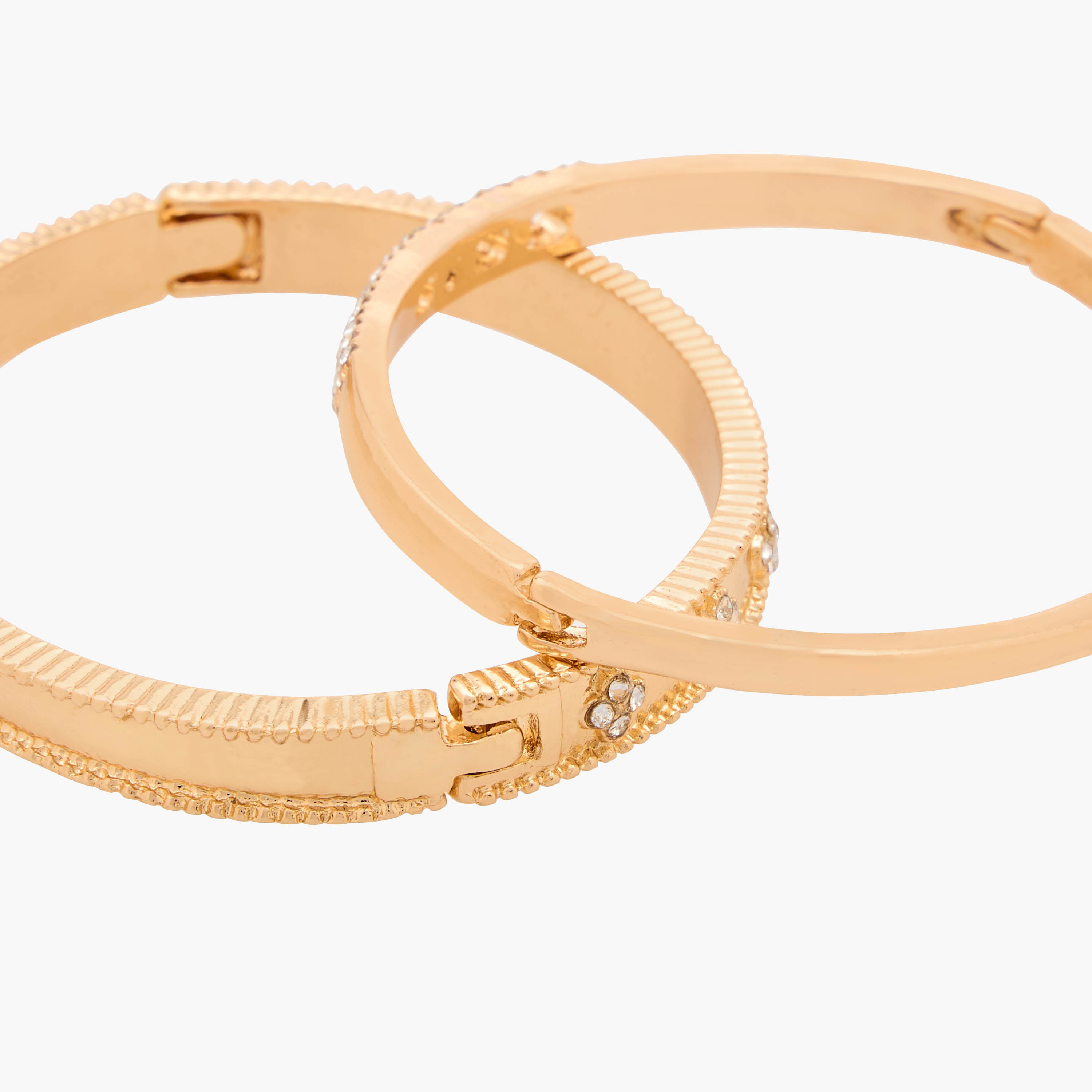Pack of 2 Gold Tone Stone Embellished Bangle-women-watchesandjewellery-jewellery-banglesandbracelets-image-5