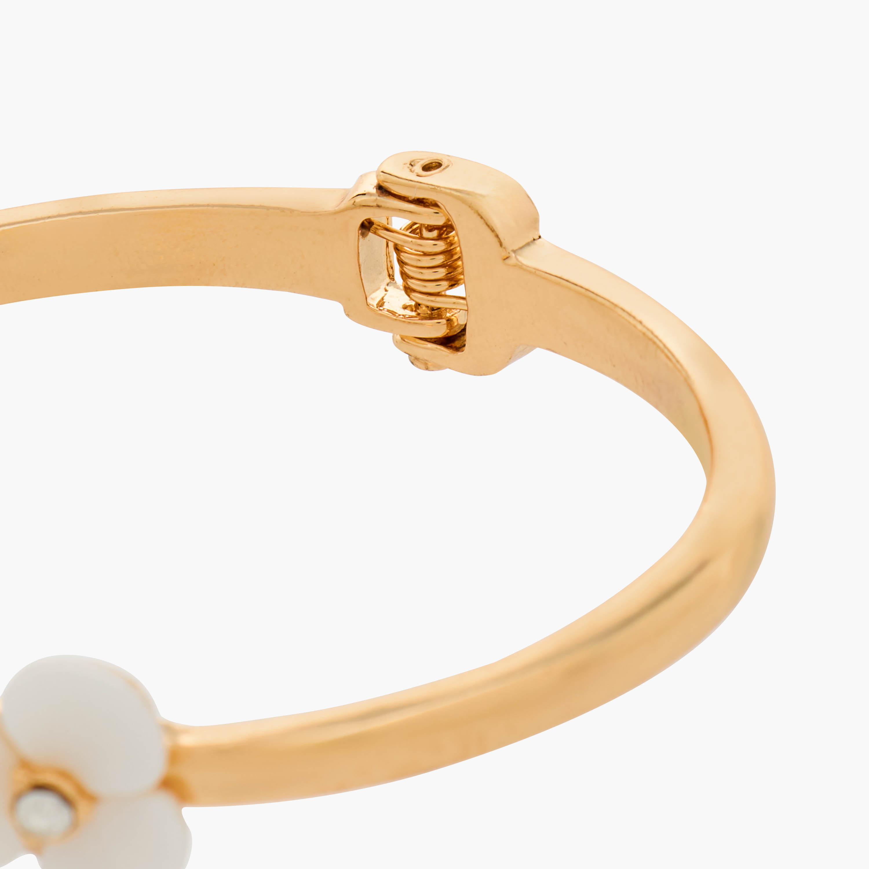 Metal Floral Embellished Bracelet-women-watchesandjewellery-jewellery-banglesandbracelets-image-4