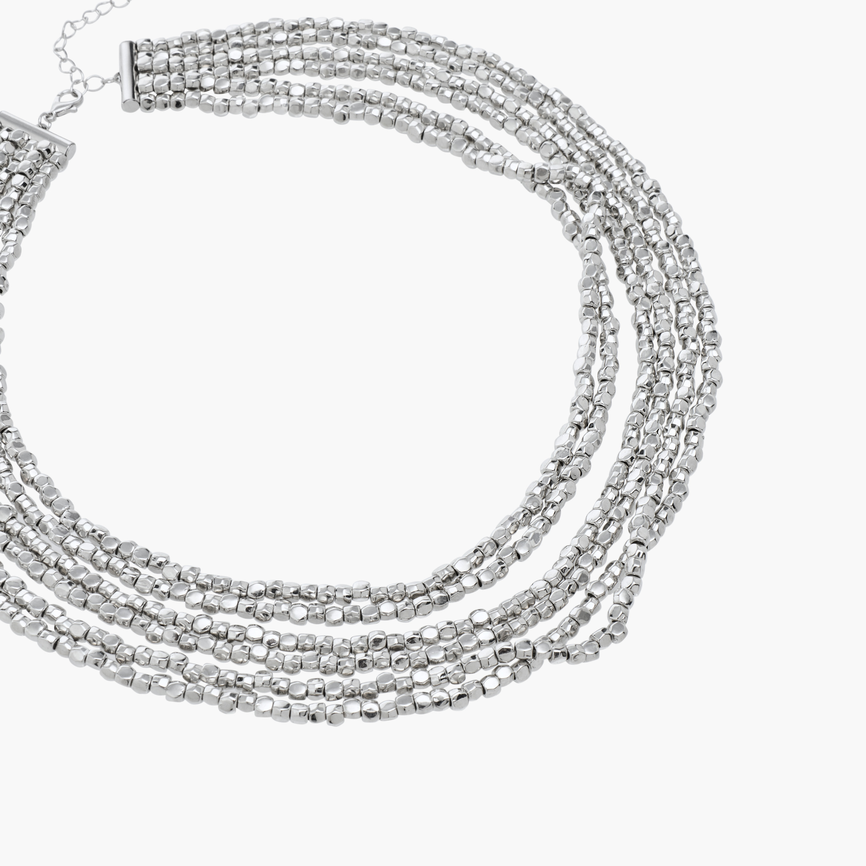 Metal Layered Choker Necklace-women-watchesandjewellery-jewellery-necklacesandpendants-image-2