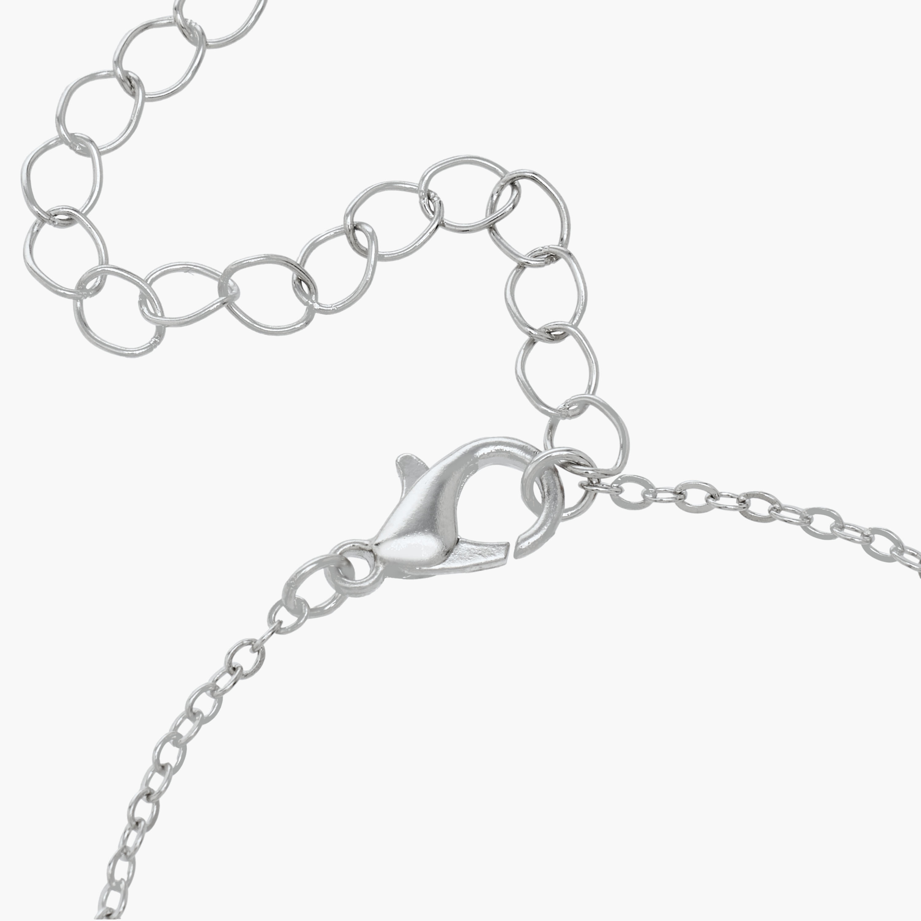 عقد فضي اللون بزيينات مكعبات زيركون-women-watchesandjewellery-jewellery-necklacesandpendants-image-3