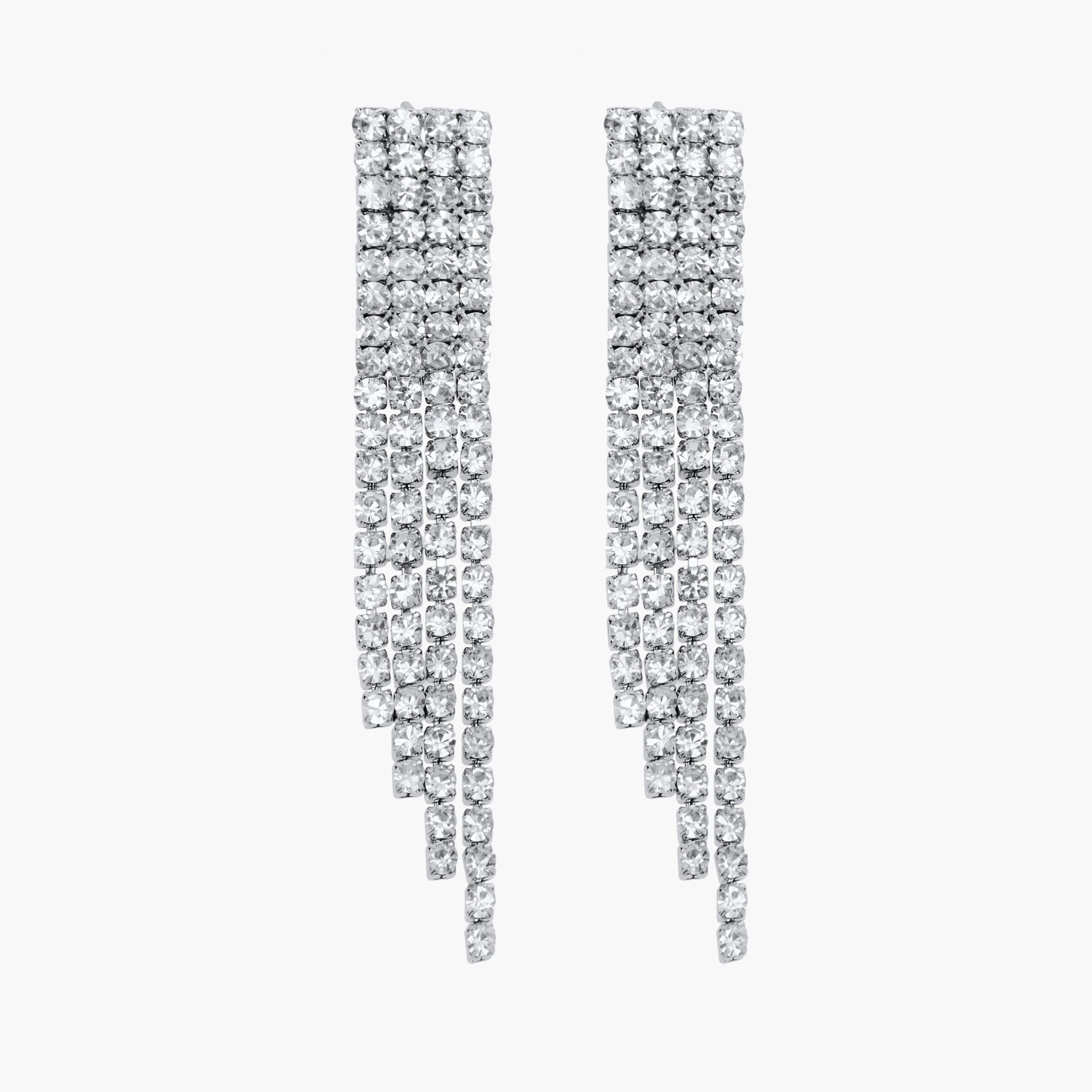 Set of 2 Cubic Zirconia Embellished Necklace and Earrings-women-watchesandjewellery-jewellery-jewellerysets-image-3