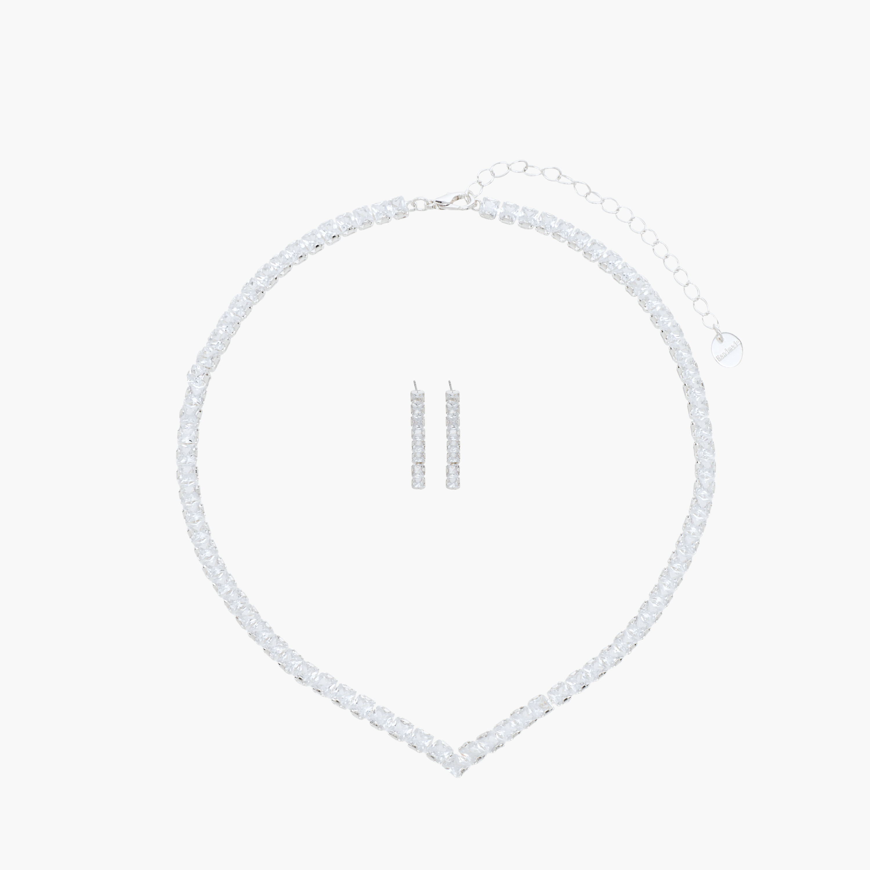 طقم عقد وحلقان مزين بأحجار قطعتين-women-watchesandjewellery-jewellery-jewellerysets-image-1