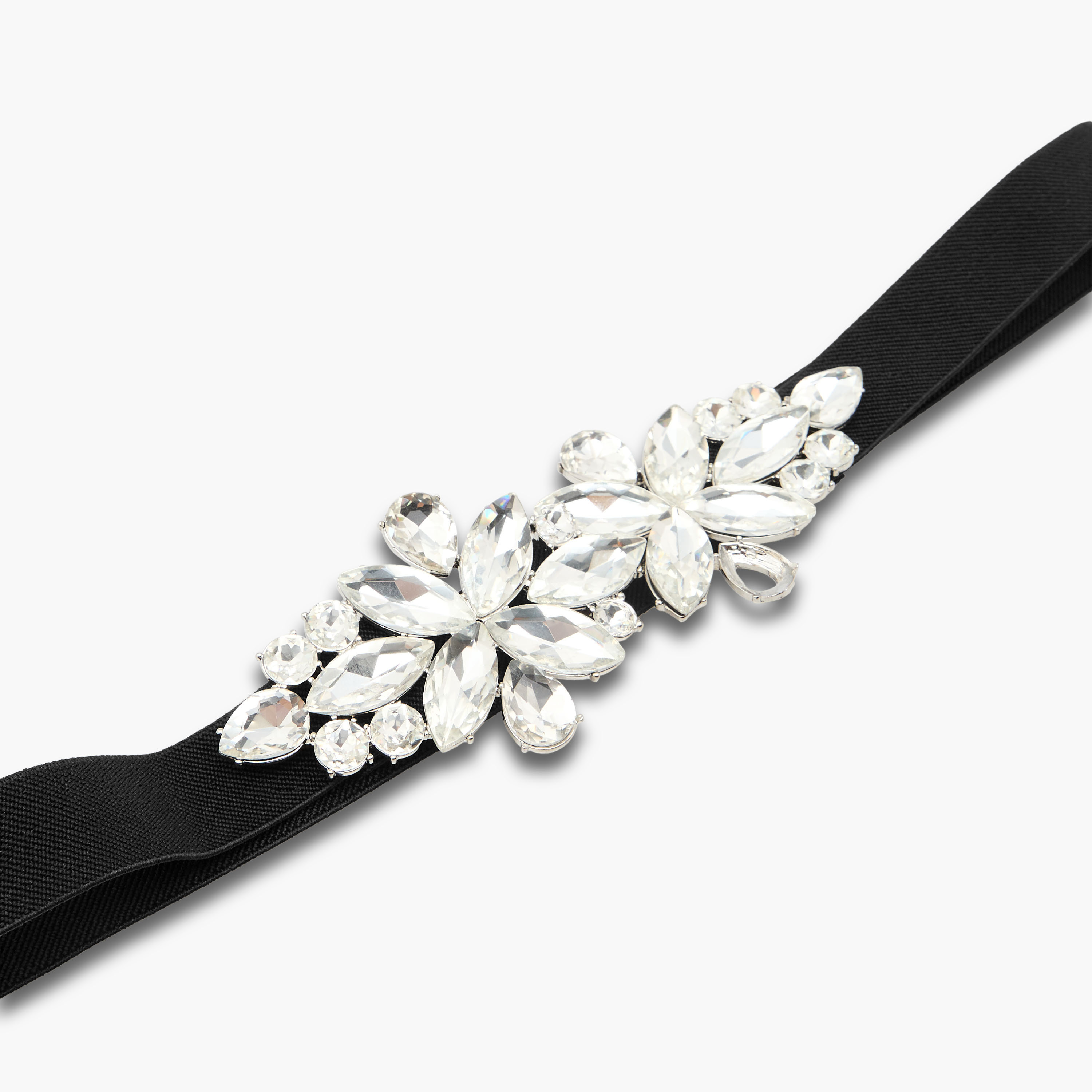 Metal Stretchable Belt with Embellished Buckle-women-clothingaccessories-belts-image-4
