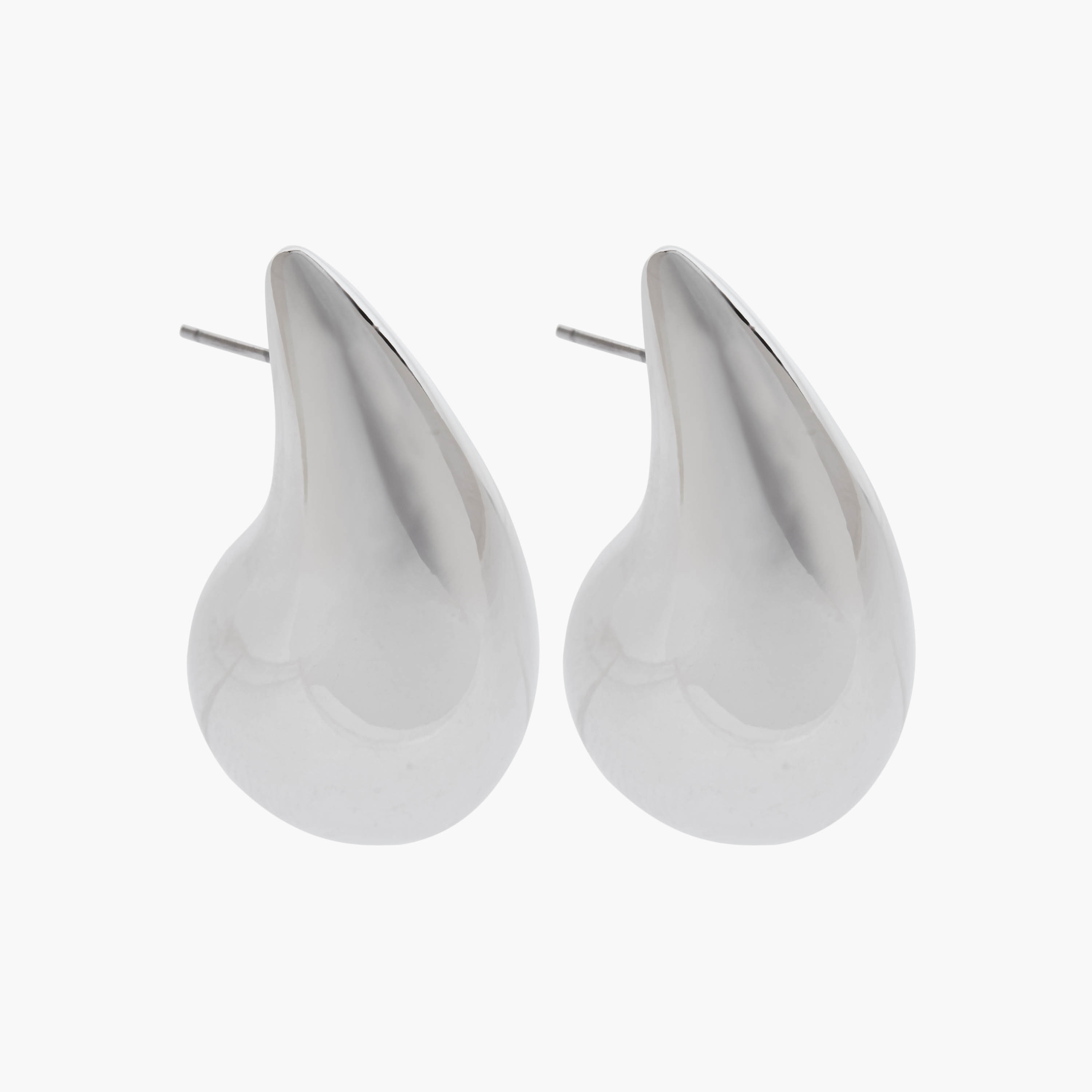 Metallic Stud Earrings with Pushback Closure-women-watchesandjewellery-jewellery-earrings-image-2