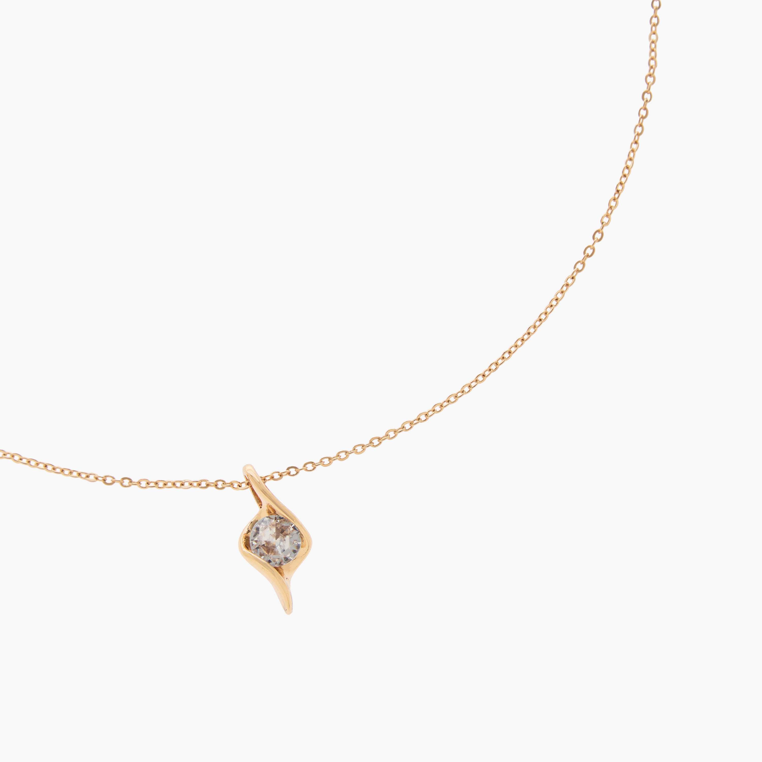 عقد ميتاليك بدلاية حجر-women-watchesandjewellery-jewellery-necklacesandpendants-image-3