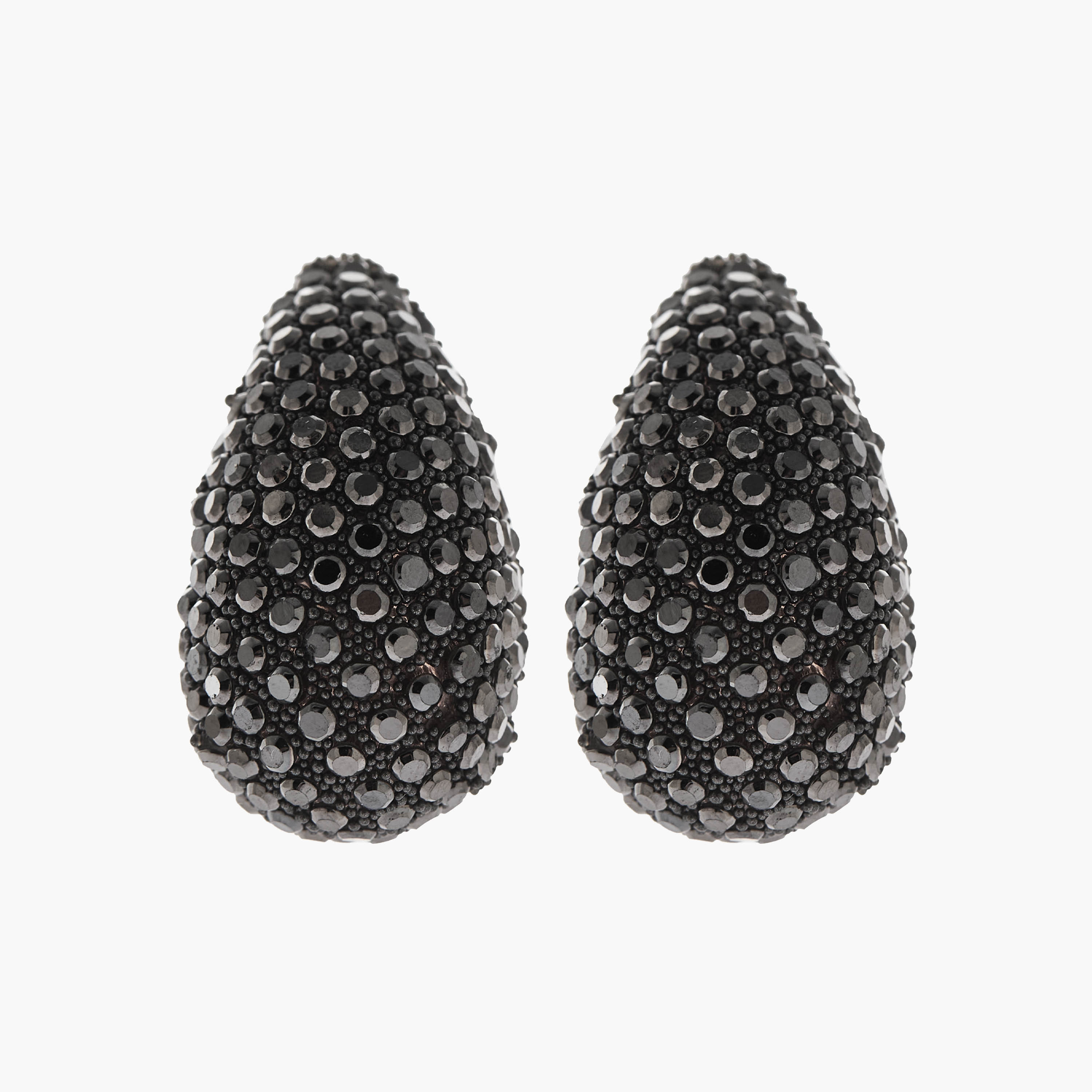 Metallic Tear Drop Earrings with Pushback Closure-women-watchesandjewellery-jewellery-earrings-image-1