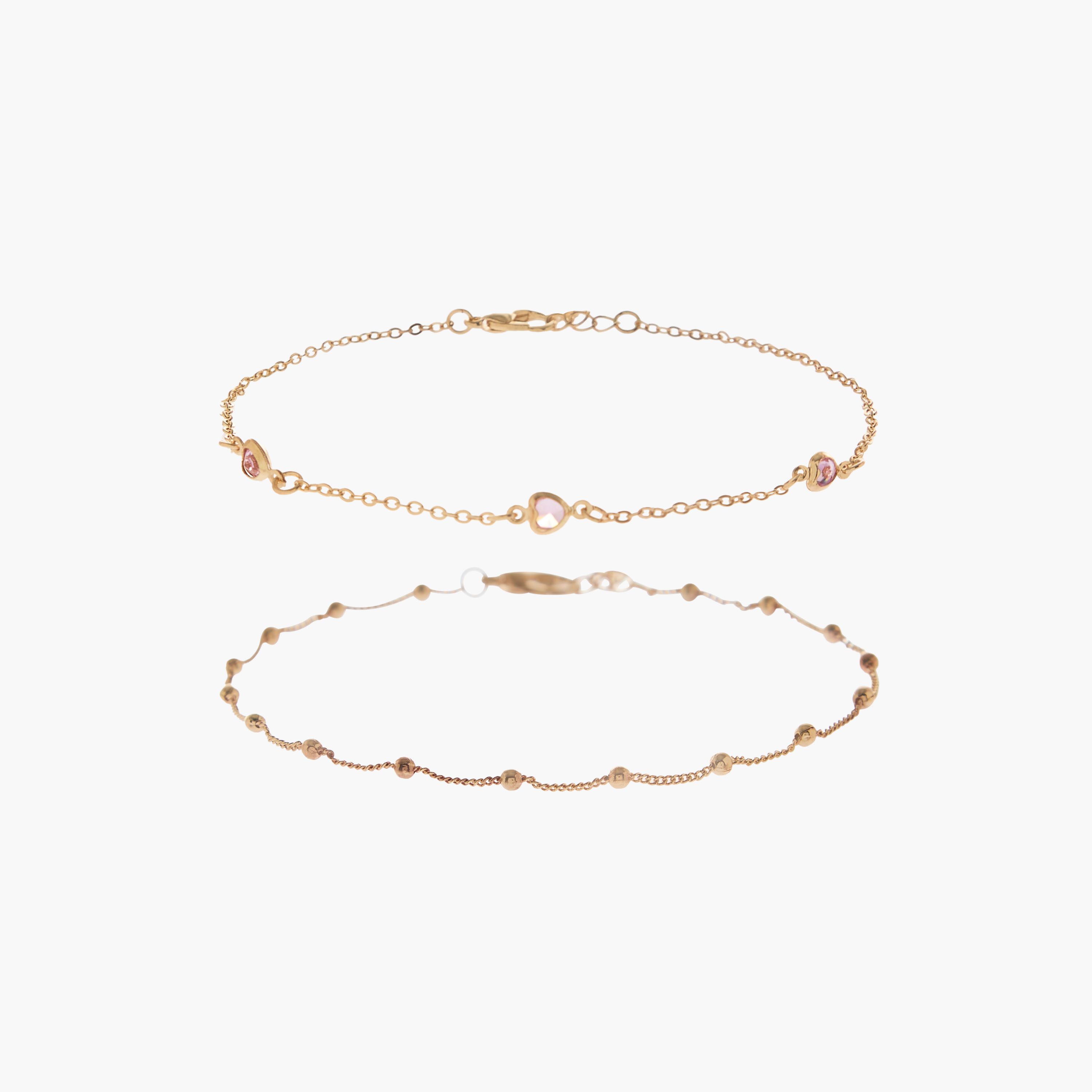 خلخال ميتاليك - طقم من قطعتين-women-watchesandjewellery-jewellery-anklets-image-7