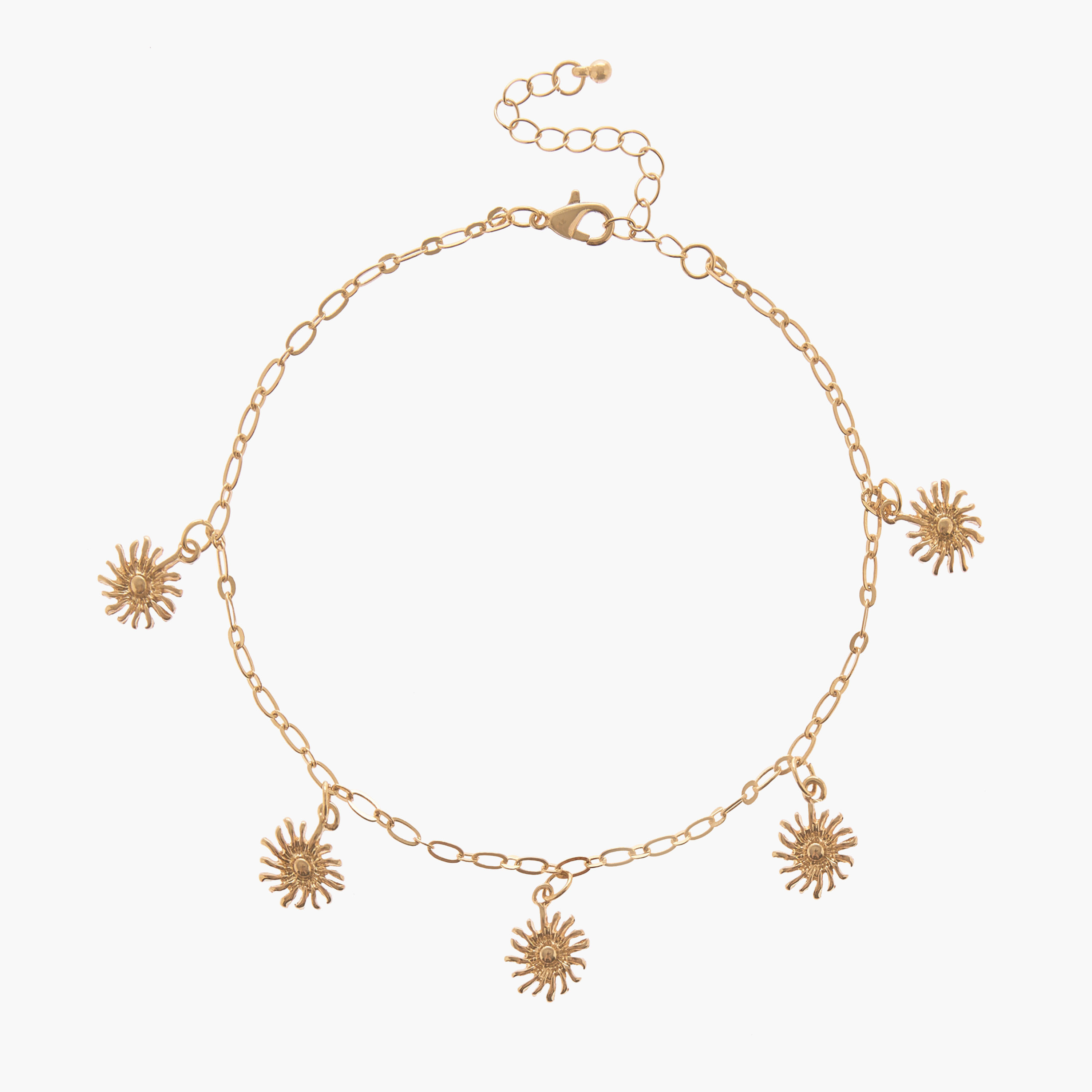 طقم من 2 خلخال معدني مزين-women-watchesandjewellery-jewellery-anklets-image-4