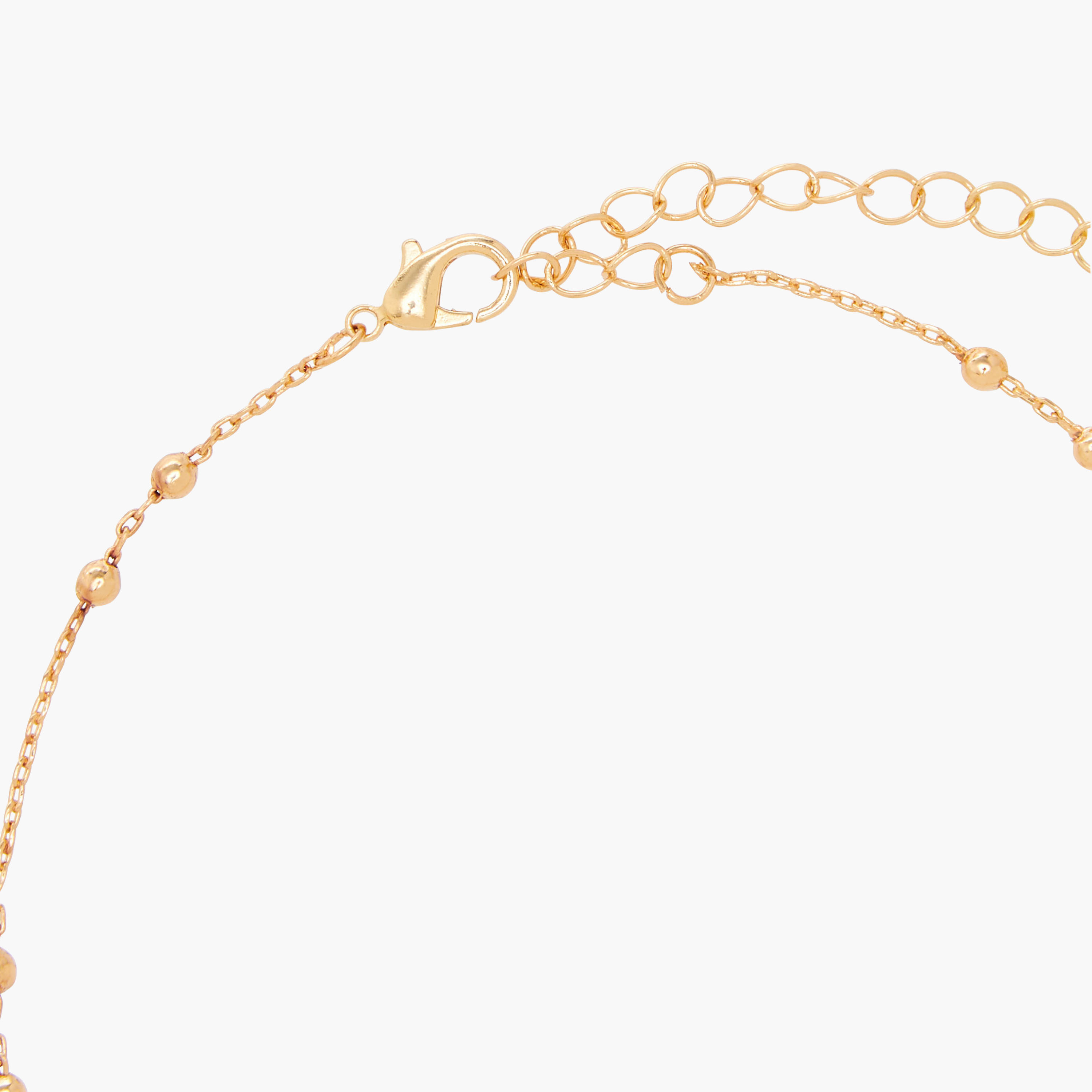 خلاخيل ميتاليك بتفاصيل تزيينات قلوب - عبوة من قطعتين-women-watchesandjewellery-jewellery-anklets-image-2