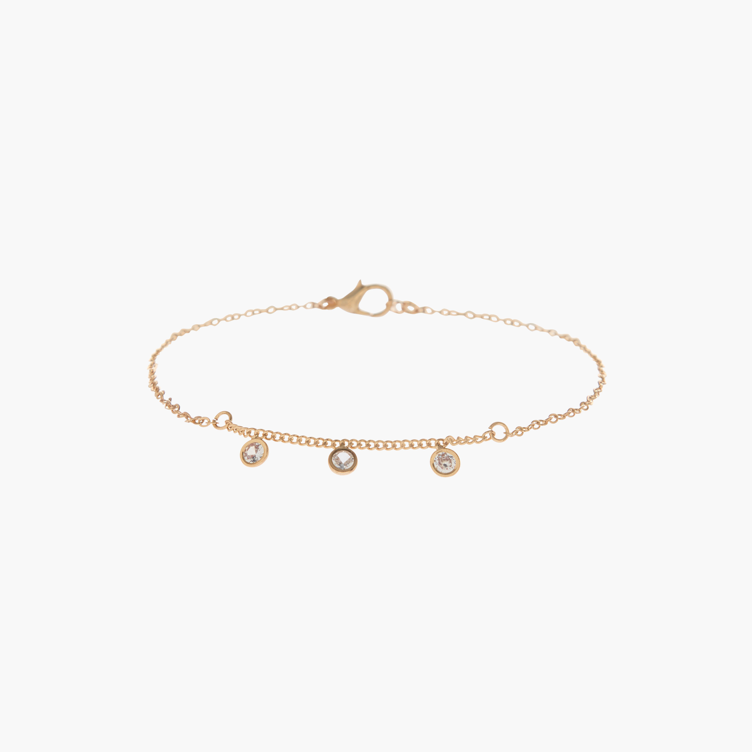خلاخيل ميتاليك مزينة - عبوة من قطعتين-women-watchesandjewellery-jewellery-anklets-image-5