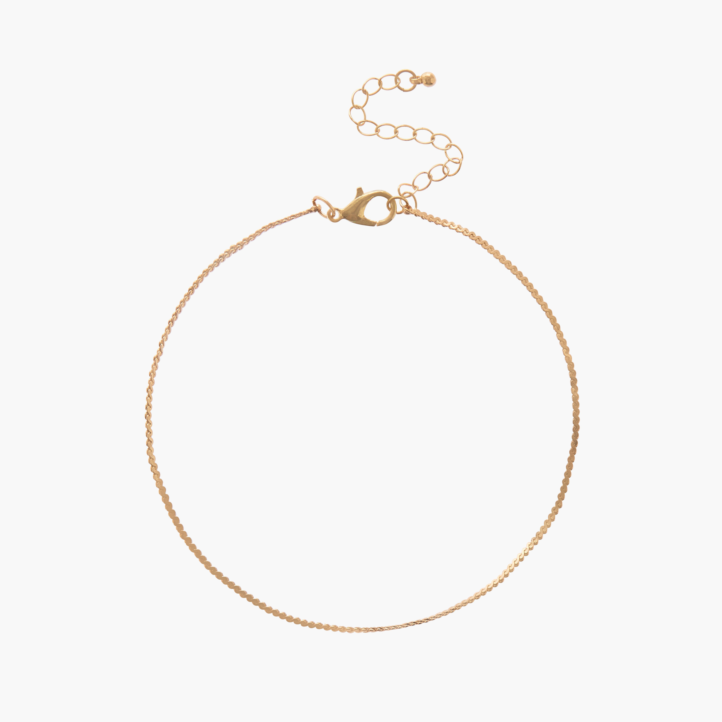 خلاخيل ميتاليك مزينة - عبوة من قطعتين-women-watchesandjewellery-jewellery-anklets-image-4