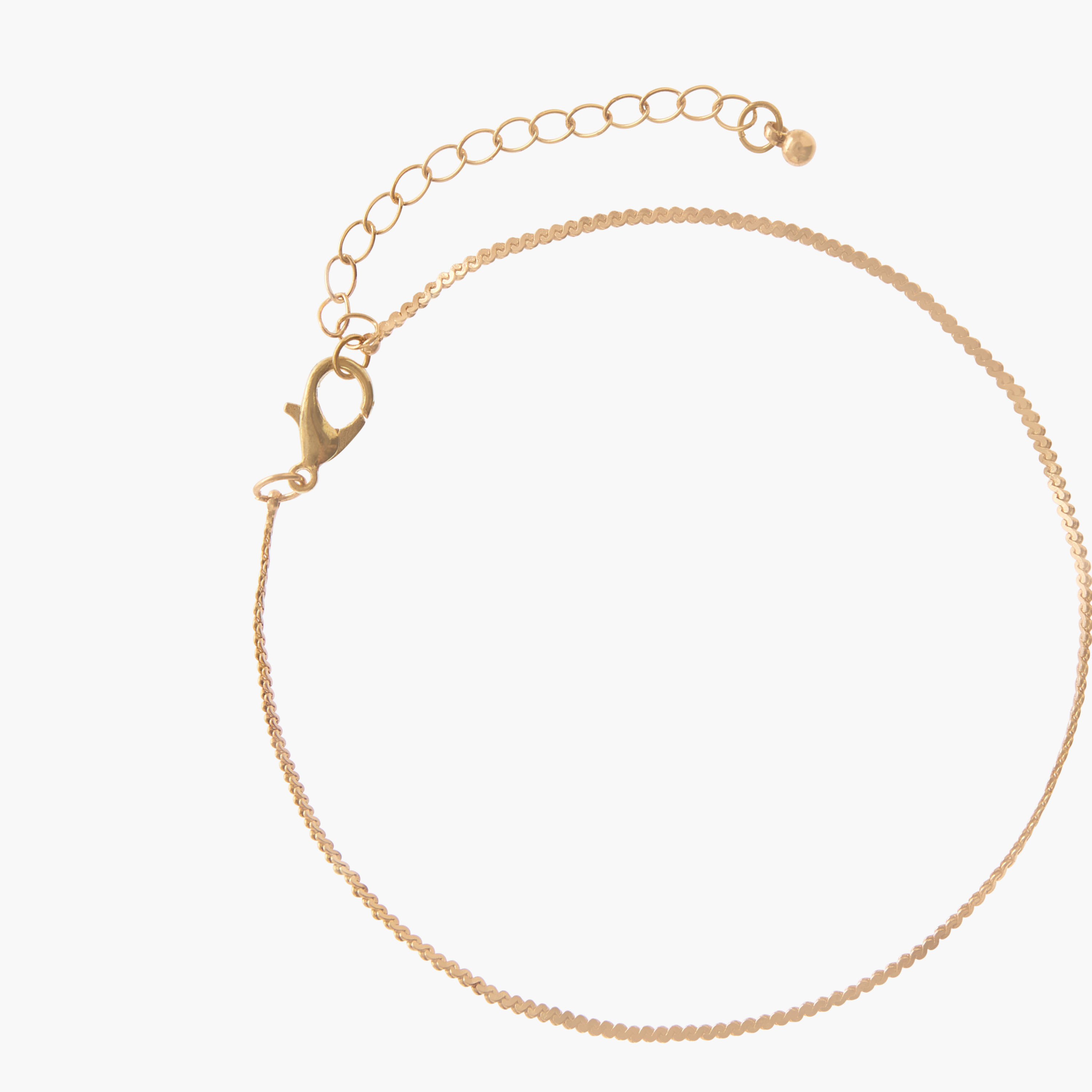 خلاخيل ميتاليك مزينة - عبوة من قطعتين-women-watchesandjewellery-jewellery-anklets-image-2