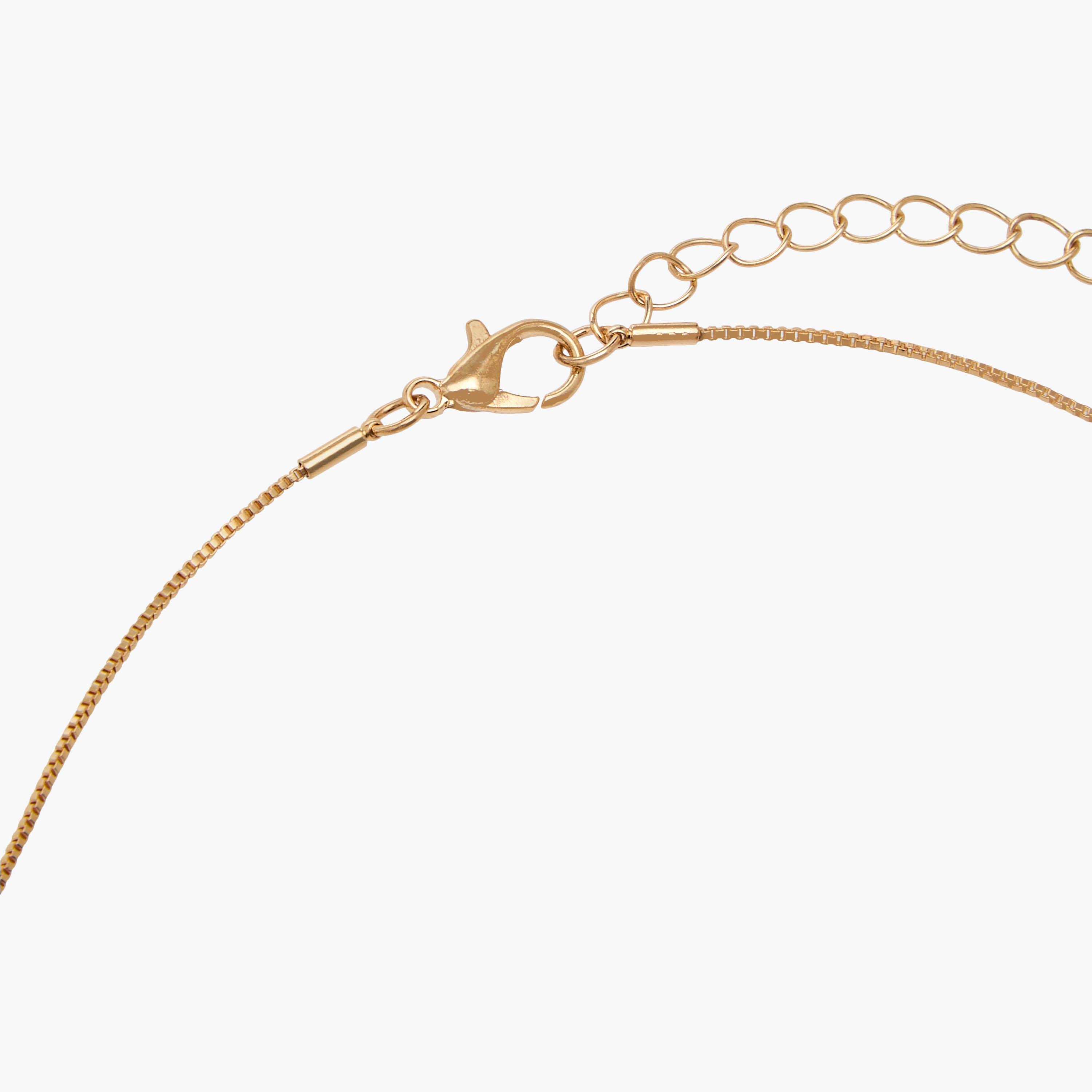 Set of 2 Teardrop Metal Pendant Necklace and Earrings-women-watchesandjewellery-jewellery-jewellerysets-image-3