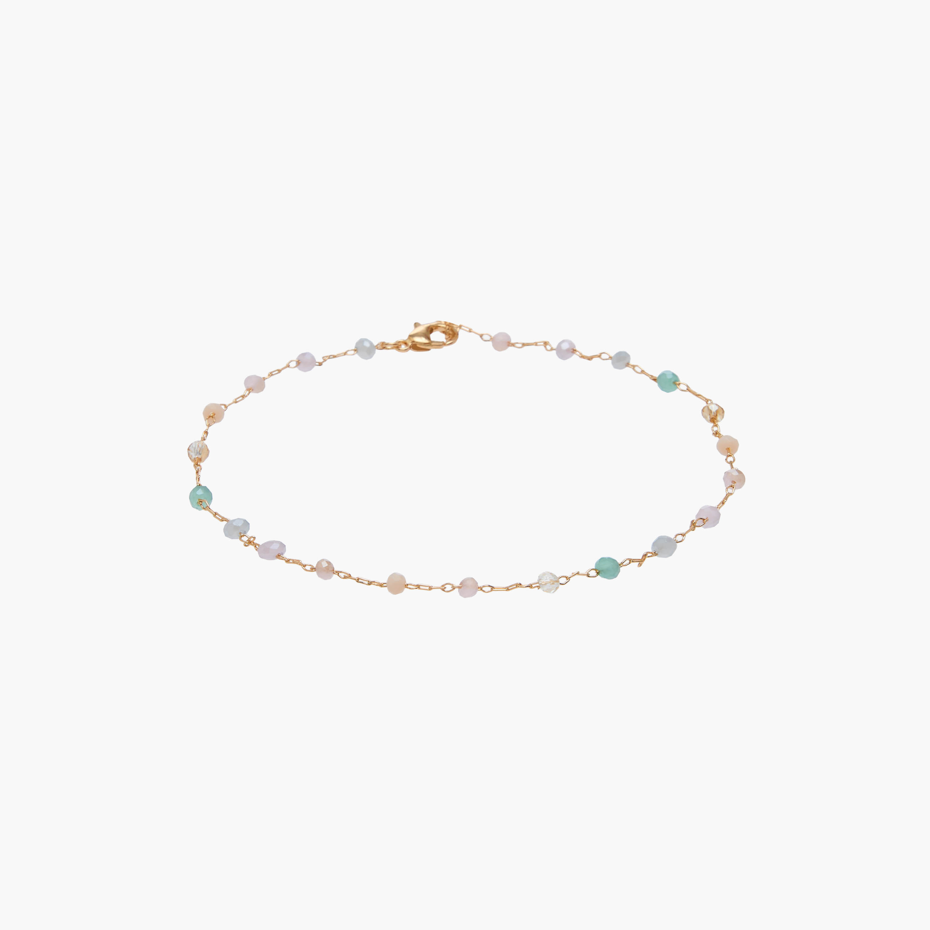 خلاخيل ميتاليك مزينة - عبوة 3 قطع-women-watchesandjewellery-jewellery-anklets-image-8