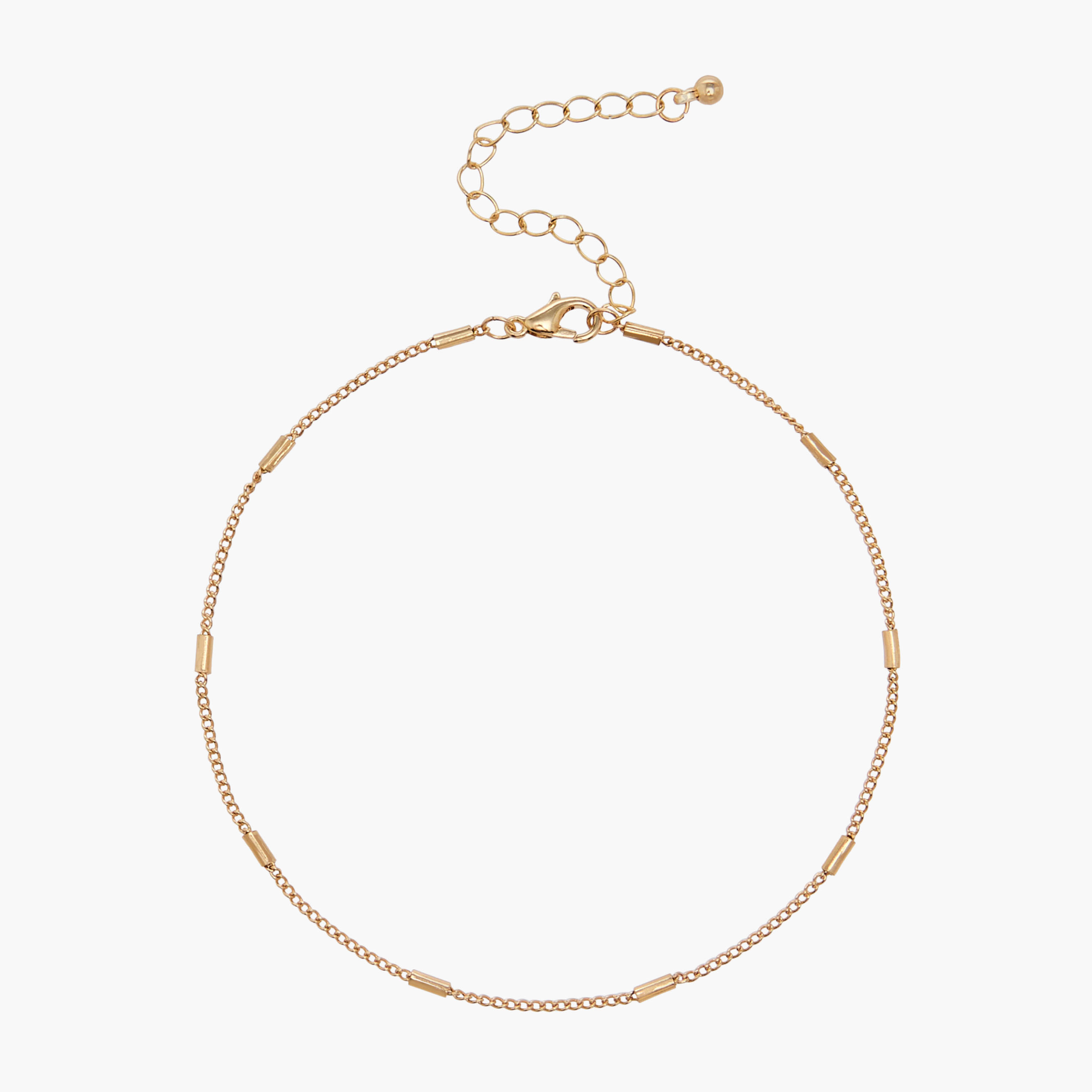 خلاخيل ميتاليك مزينة - عبوة 3 قطع-women-watchesandjewellery-jewellery-anklets-image-4