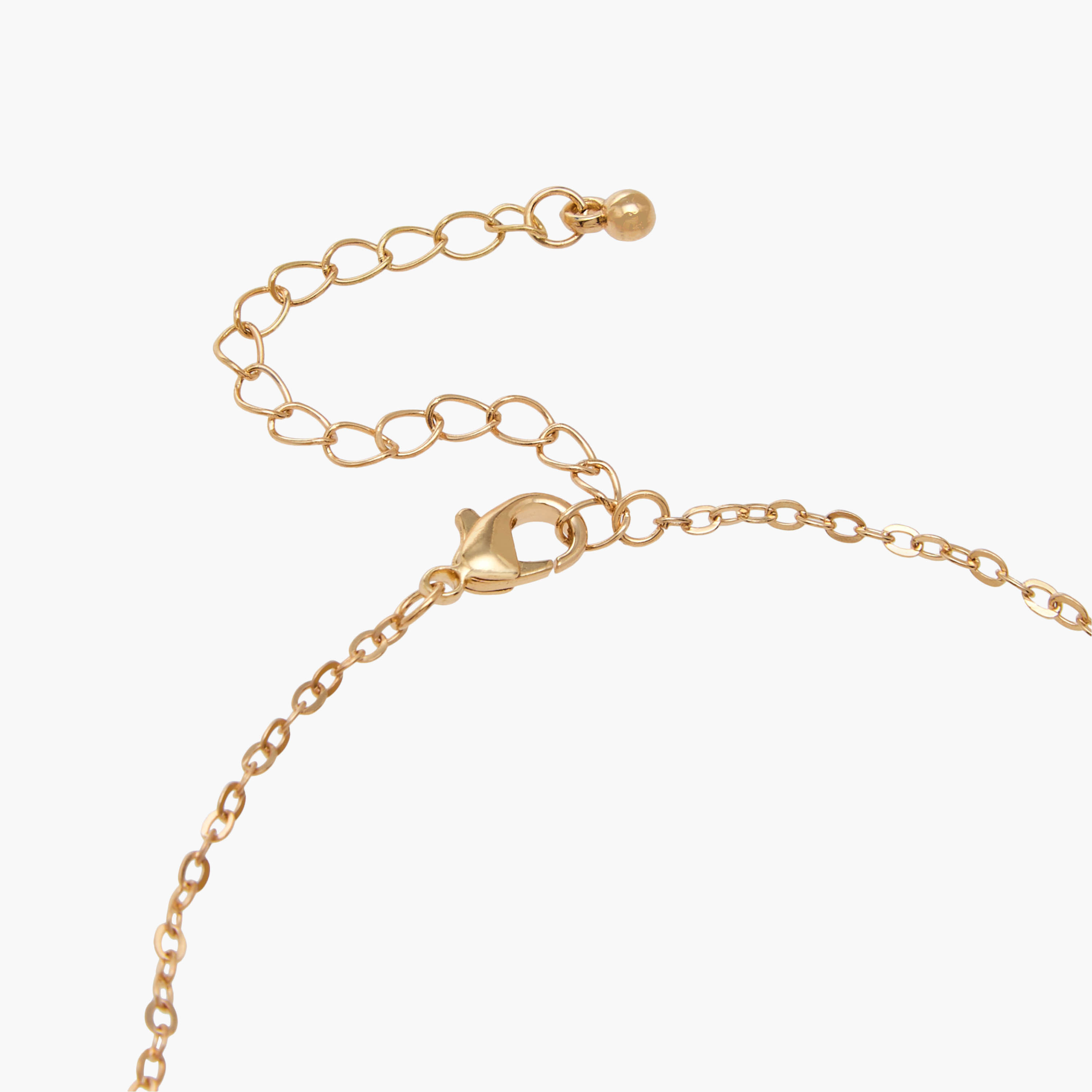 خلاخيل ميتاليك مزينة - عبوة 3 قطع-women-watchesandjewellery-jewellery-anklets-image-2