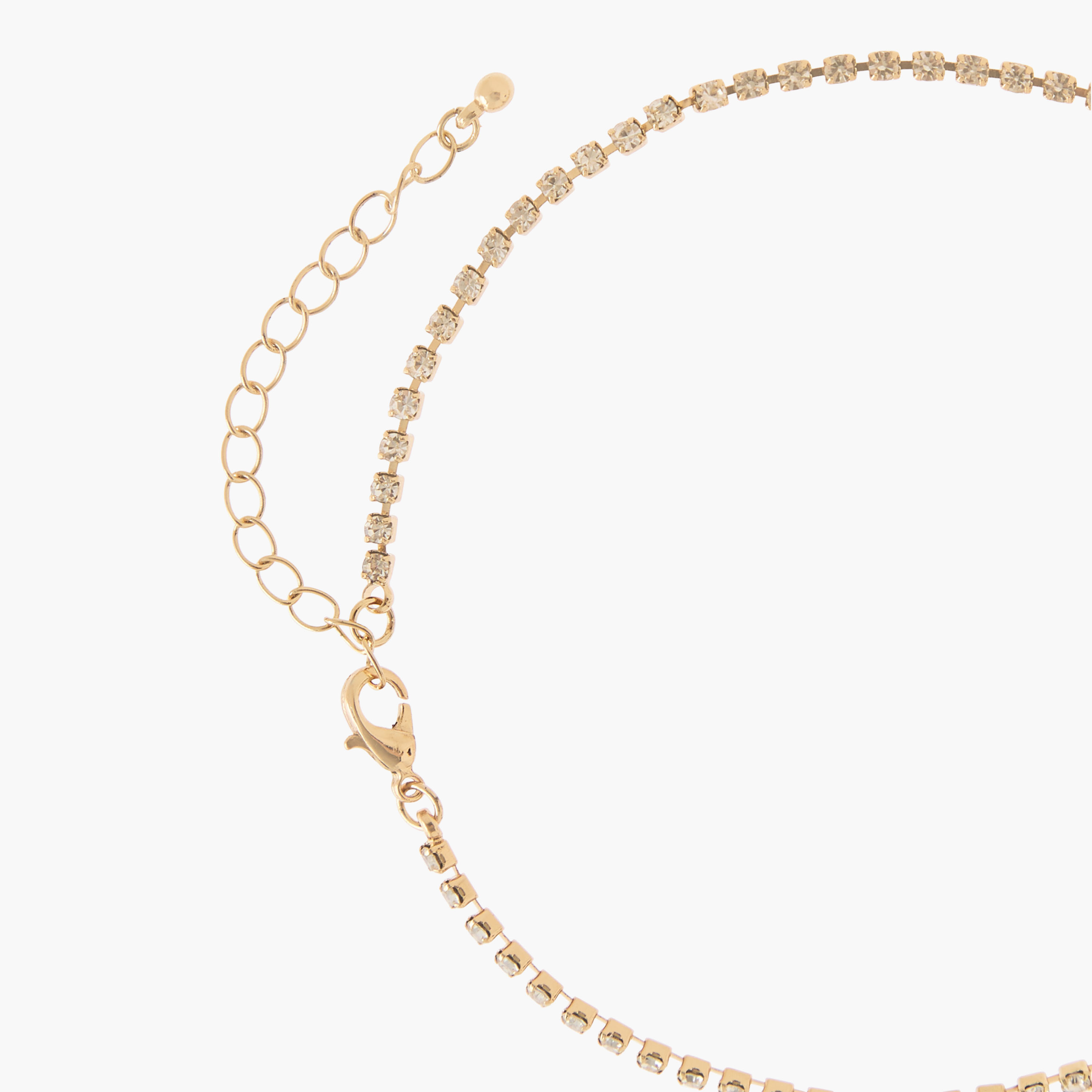 خلاخيل ميتاليك بتزيينات - عبوة من 3 قطع-women-watchesandjewellery-jewellery-anklets-image-2