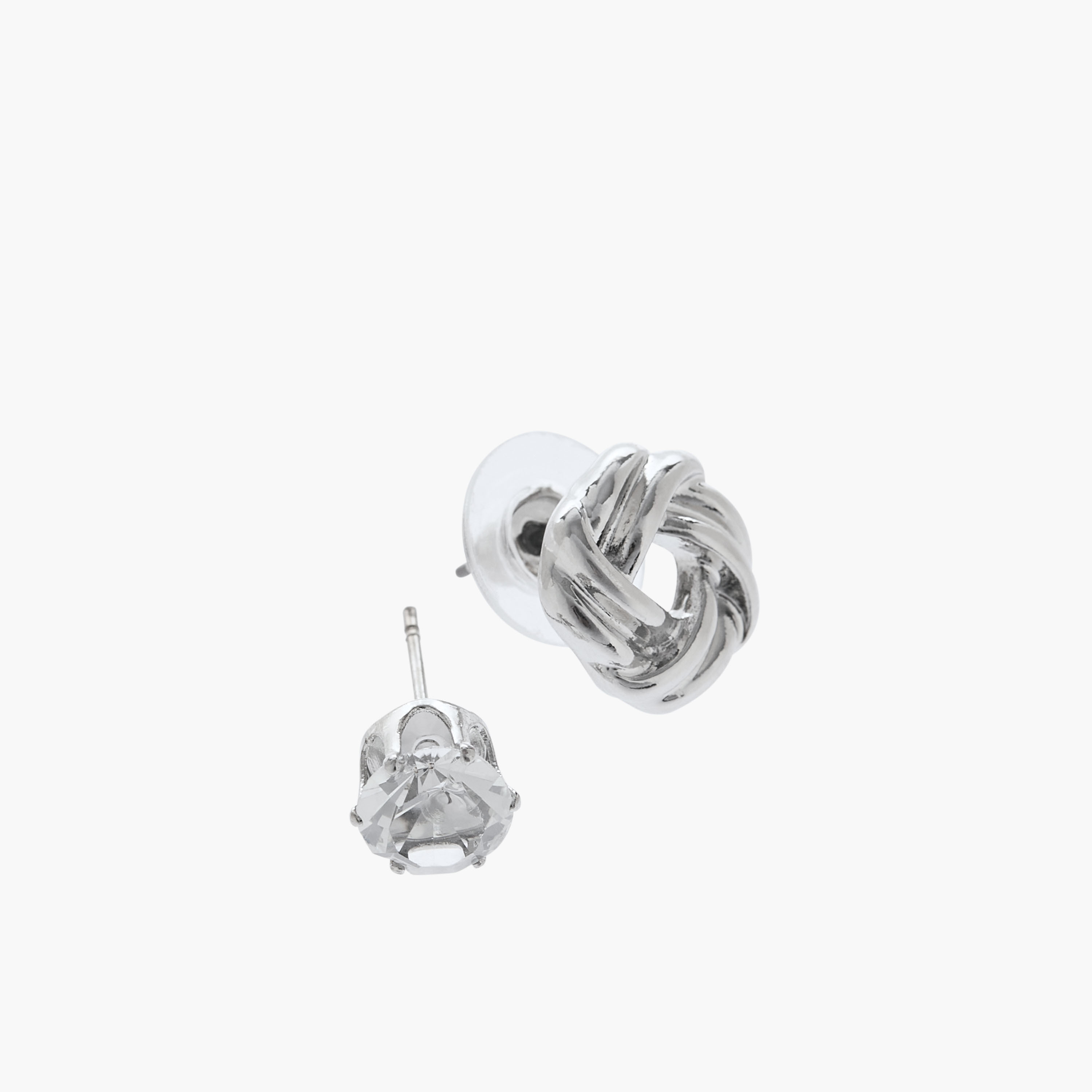 Pack of 7 Metallic Stud Earrings with Pushback Closure-women-watchesandjewellery-jewellery-earrings-image-4