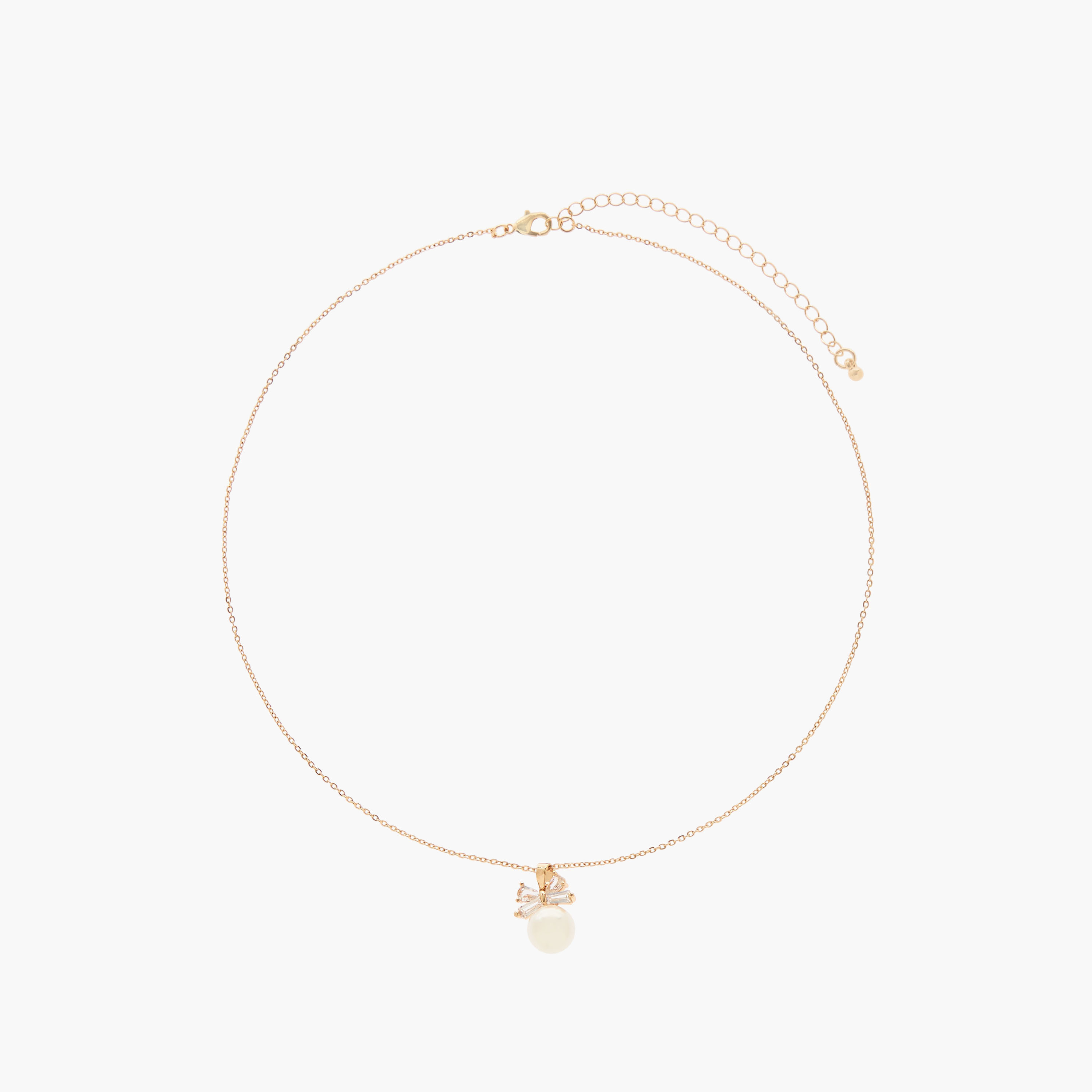 Set of 2 - Pearl Embellished Necklace and Earrings-women-watchesandjewellery-jewellery-necklacesandpendants-image-2
