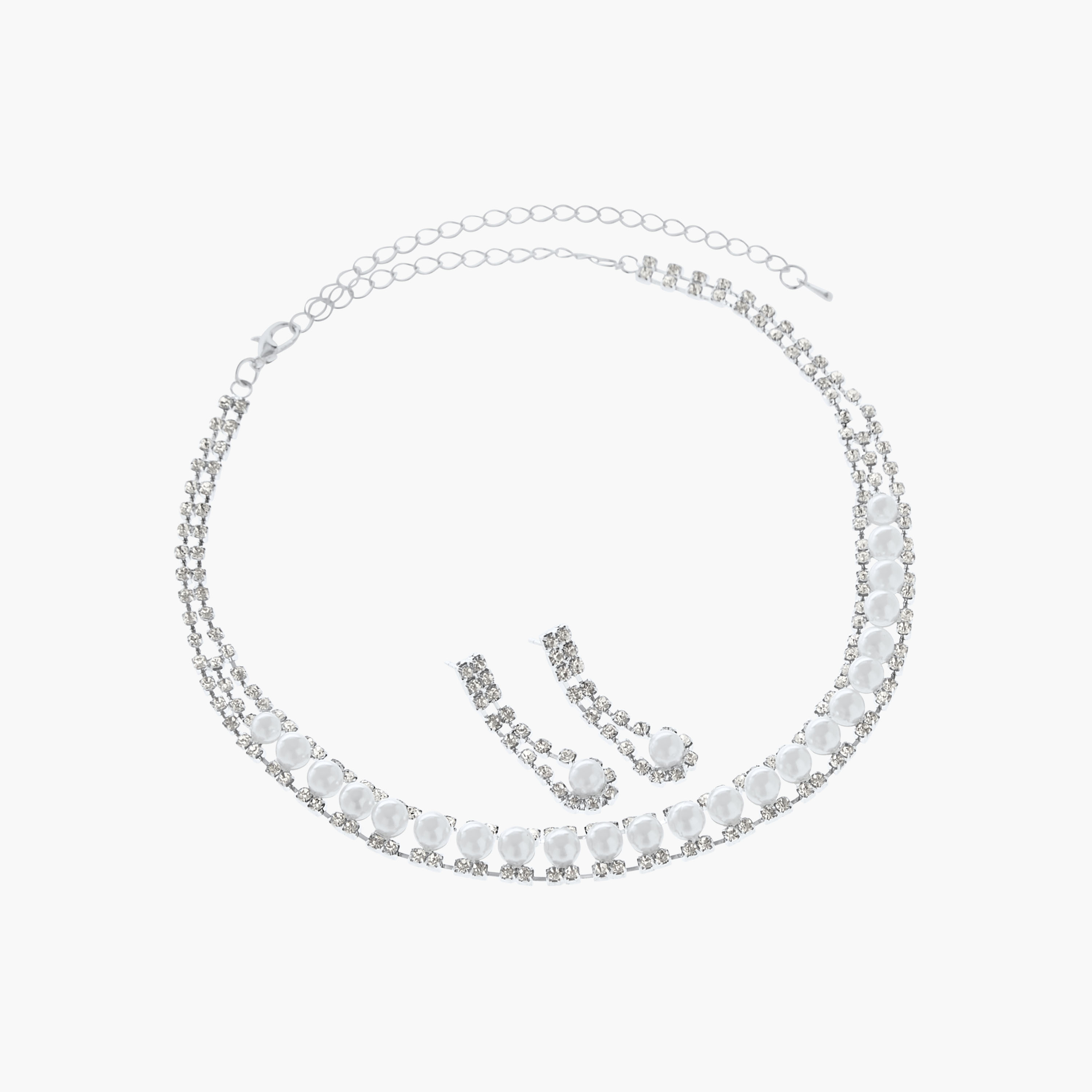 Set of 2 - Embellished Necklace and Earrings-women-watchesandjewellery-jewellery-jewellerysets-image-3