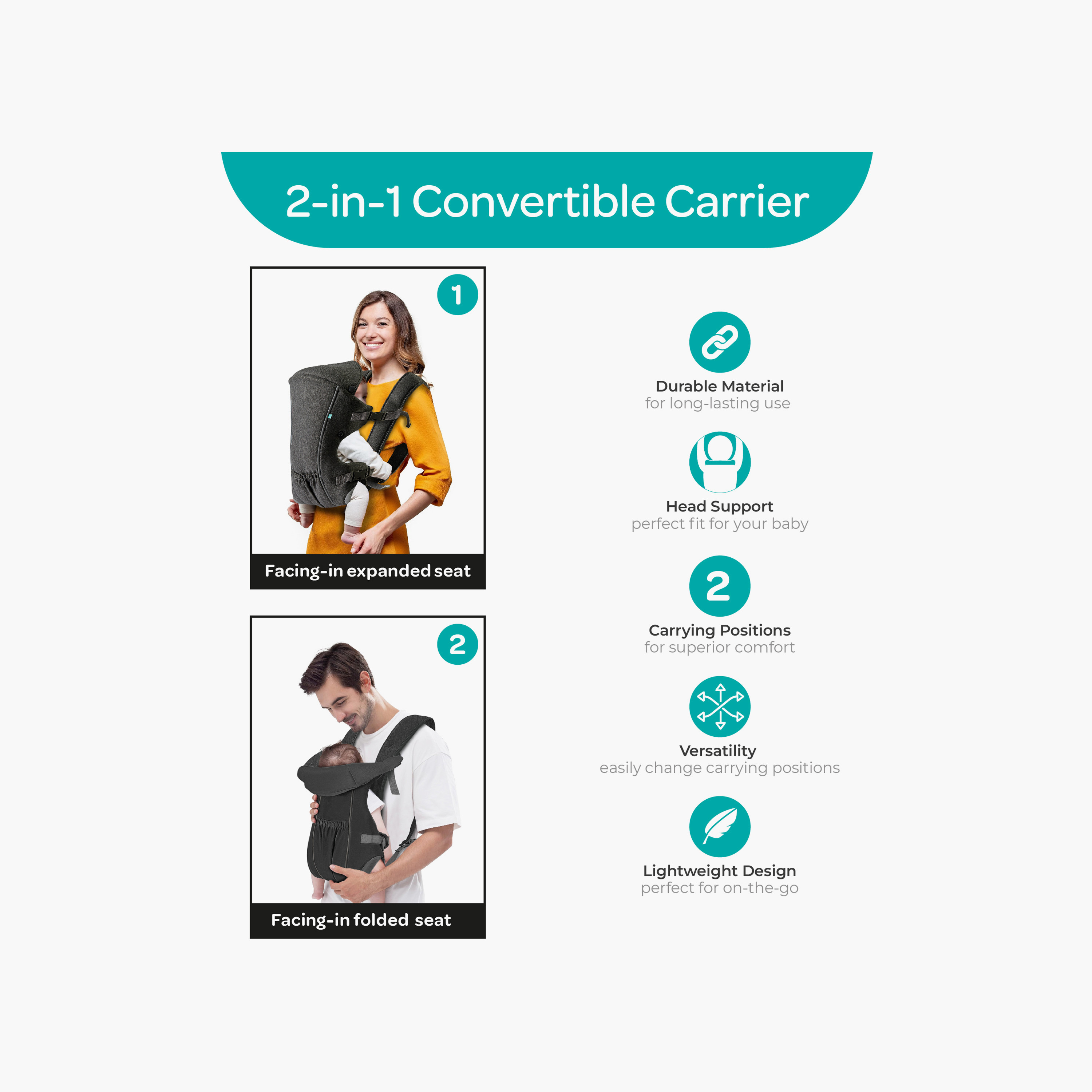 Moon KaryGo Hypo-Allergic 2-in-1 Baby Carrier-baby-gear-babycarriers-image-3