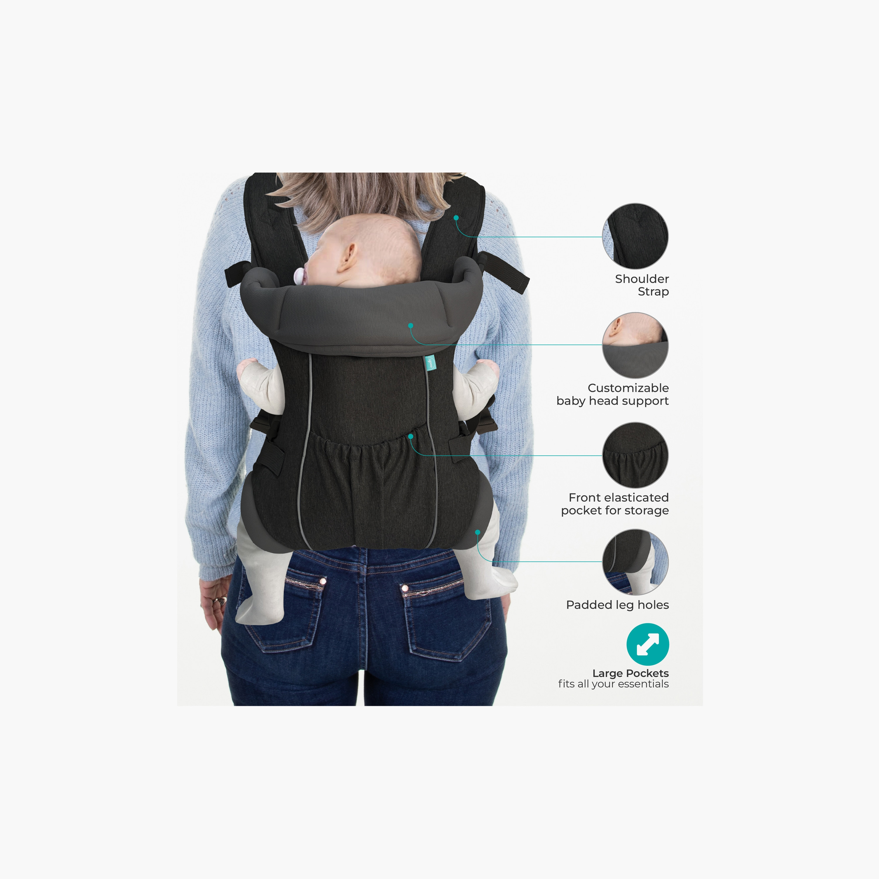 Moon KaryGo Hypo-Allergic 2-in-1 Baby Carrier-baby-gear-babycarriers-image-4