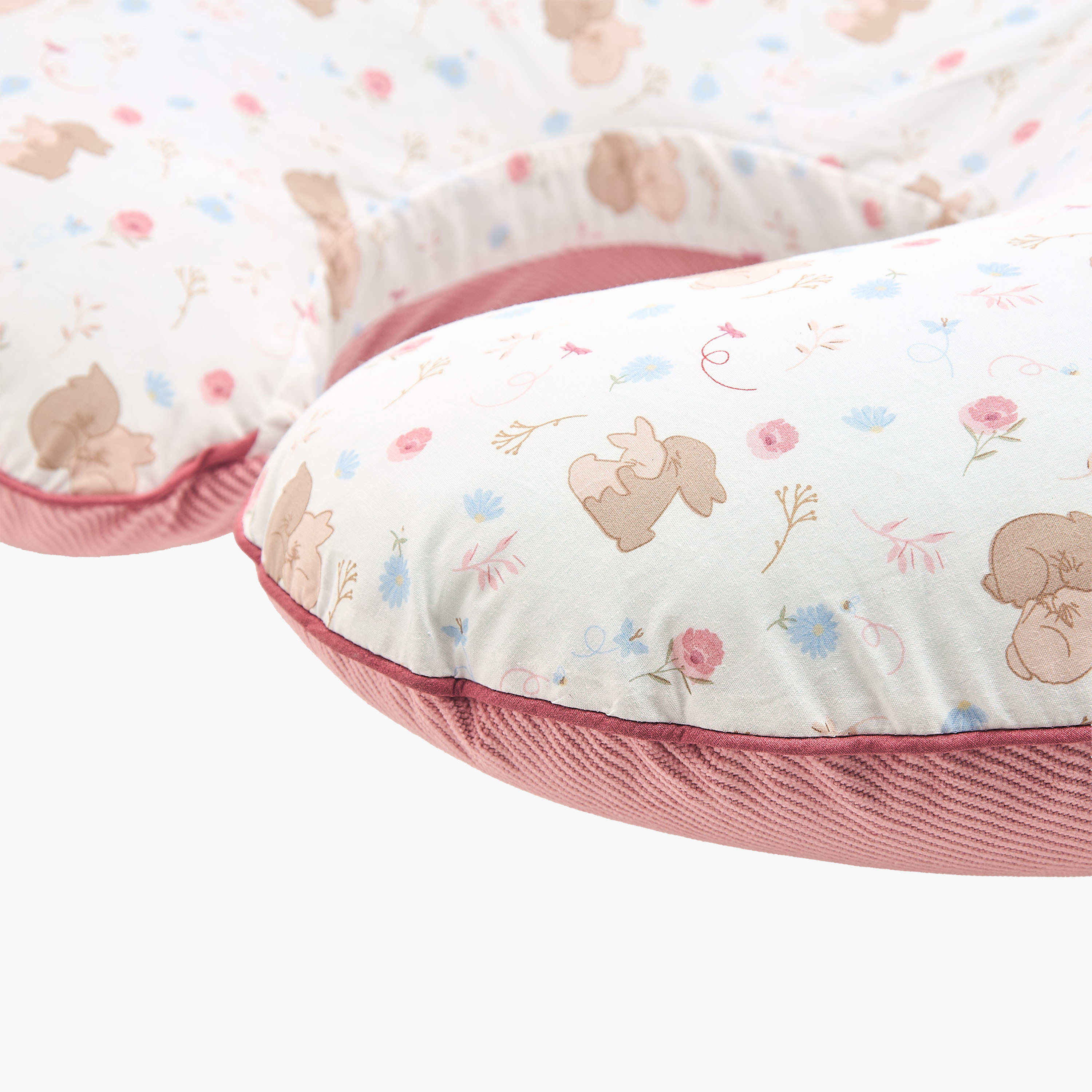 Juniors Baby Nursing Pillow with Bunny Print, 68x54 cm-baby-nursery-babybedding-image-4
