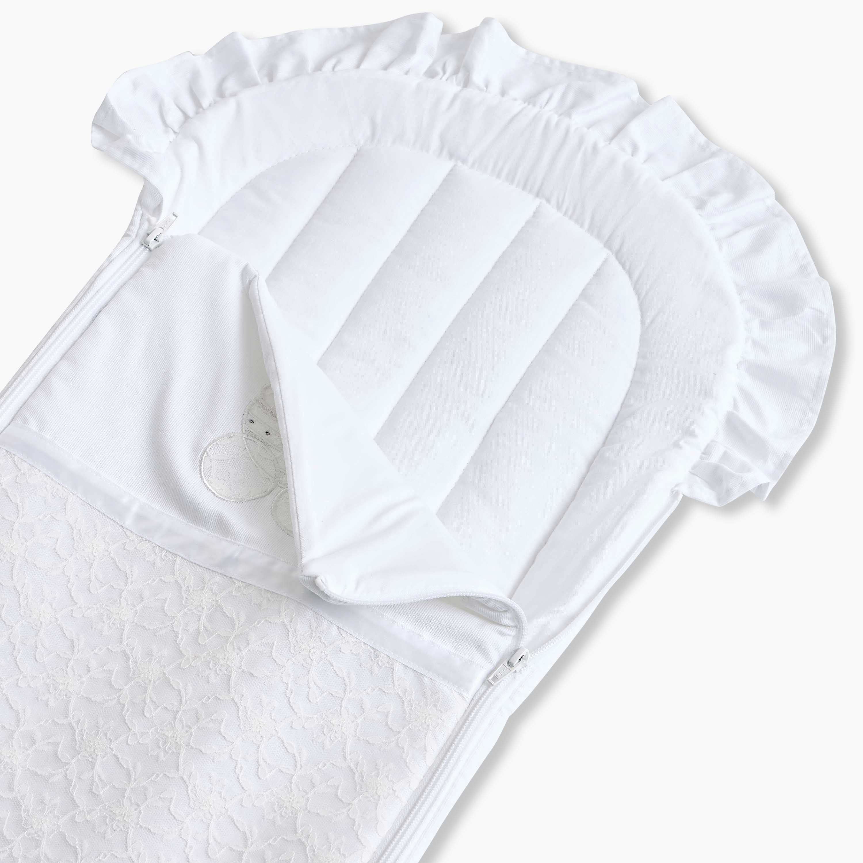 Giggles Baby Nest Bag with Lace and Applique Detail-baby-nursery-babybedding-image-5