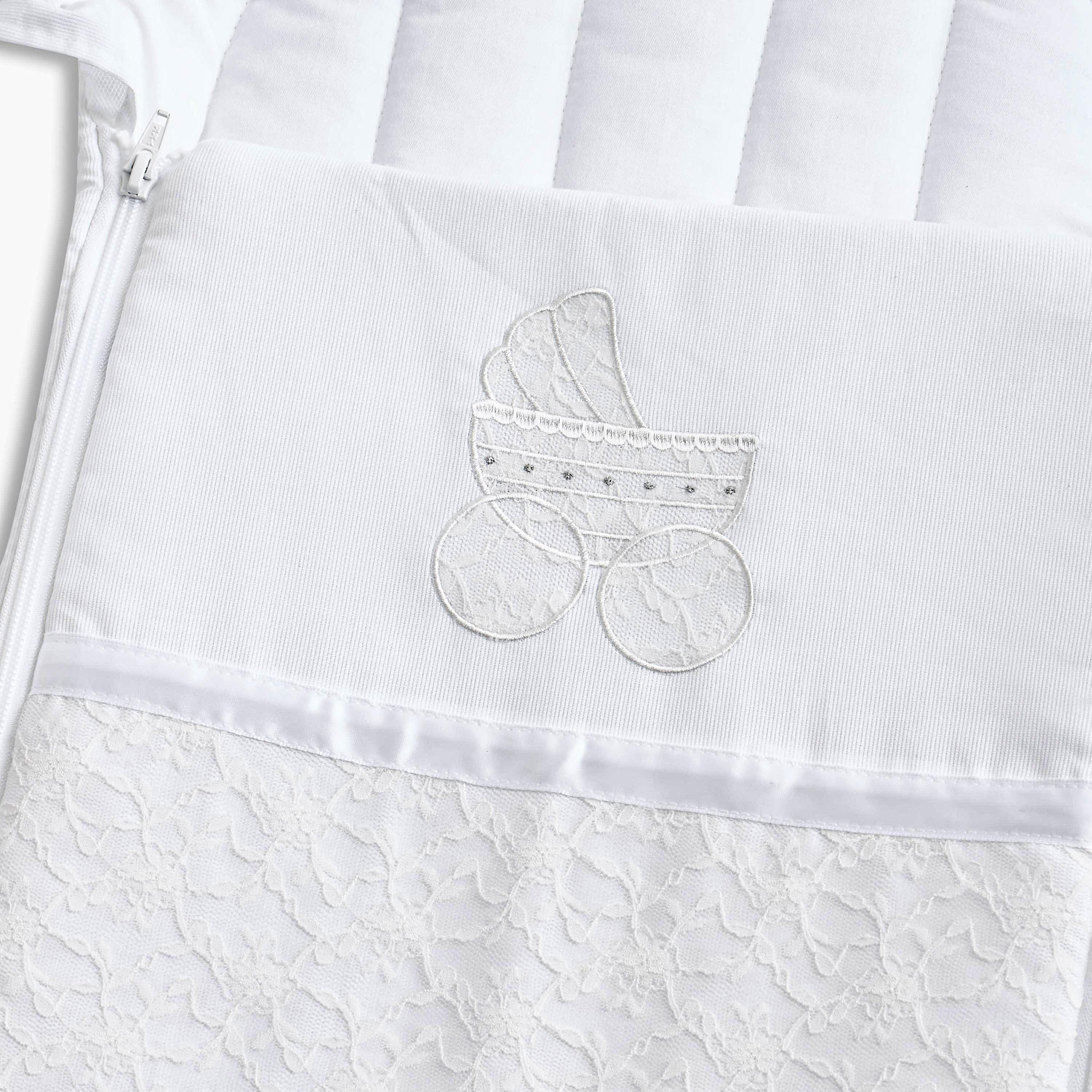 Giggles Baby Nest Bag with Lace and Applique Detail-baby-nursery-babybedding-image-6