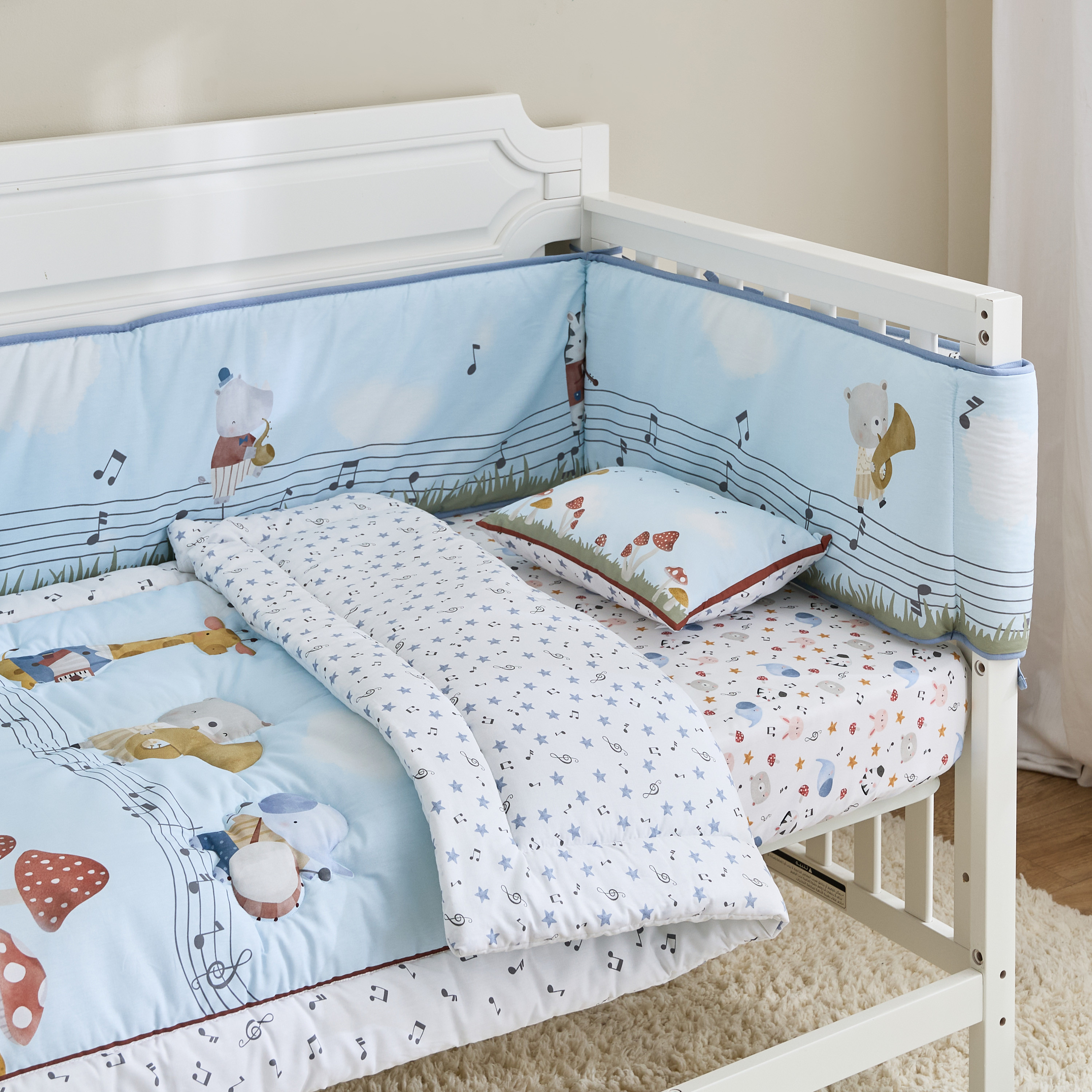 Juniors Baby Bedding Set with Print, 90x130 cm-baby-nursery-babybedding-image-6