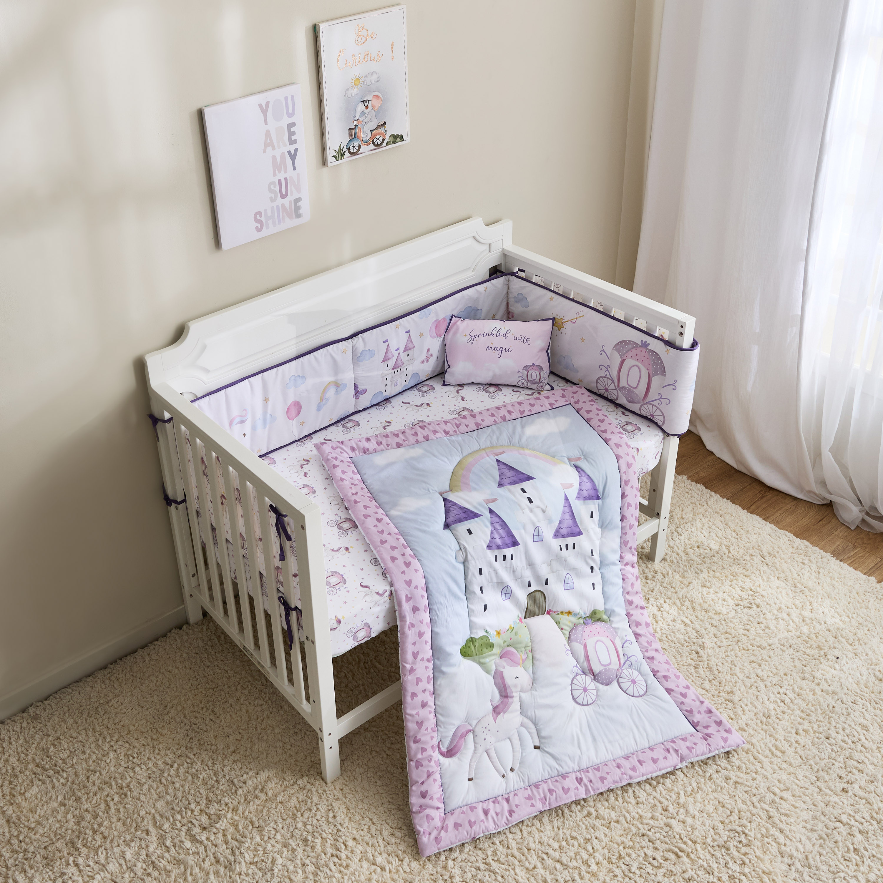 Juniors Baby Bedding Set with Print, 90x130 cm-baby-nursery-babybedding-image-2