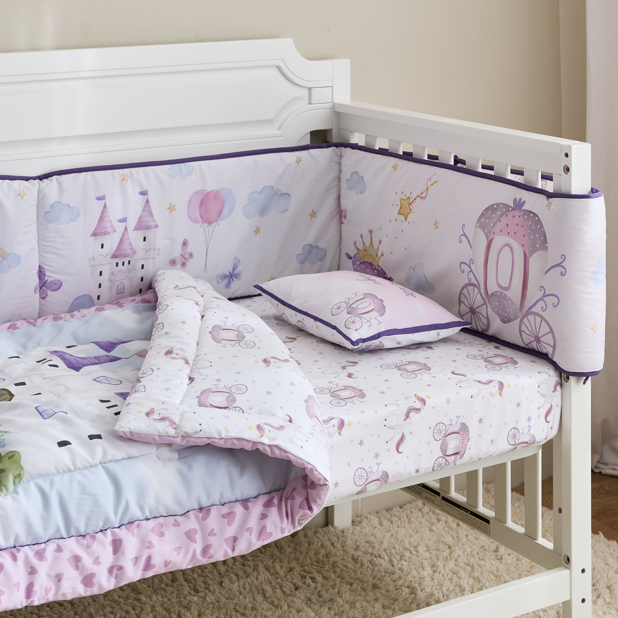 Juniors Baby Bedding Set with Print, 90x130 cm-baby-nursery-babybedding-image-6
