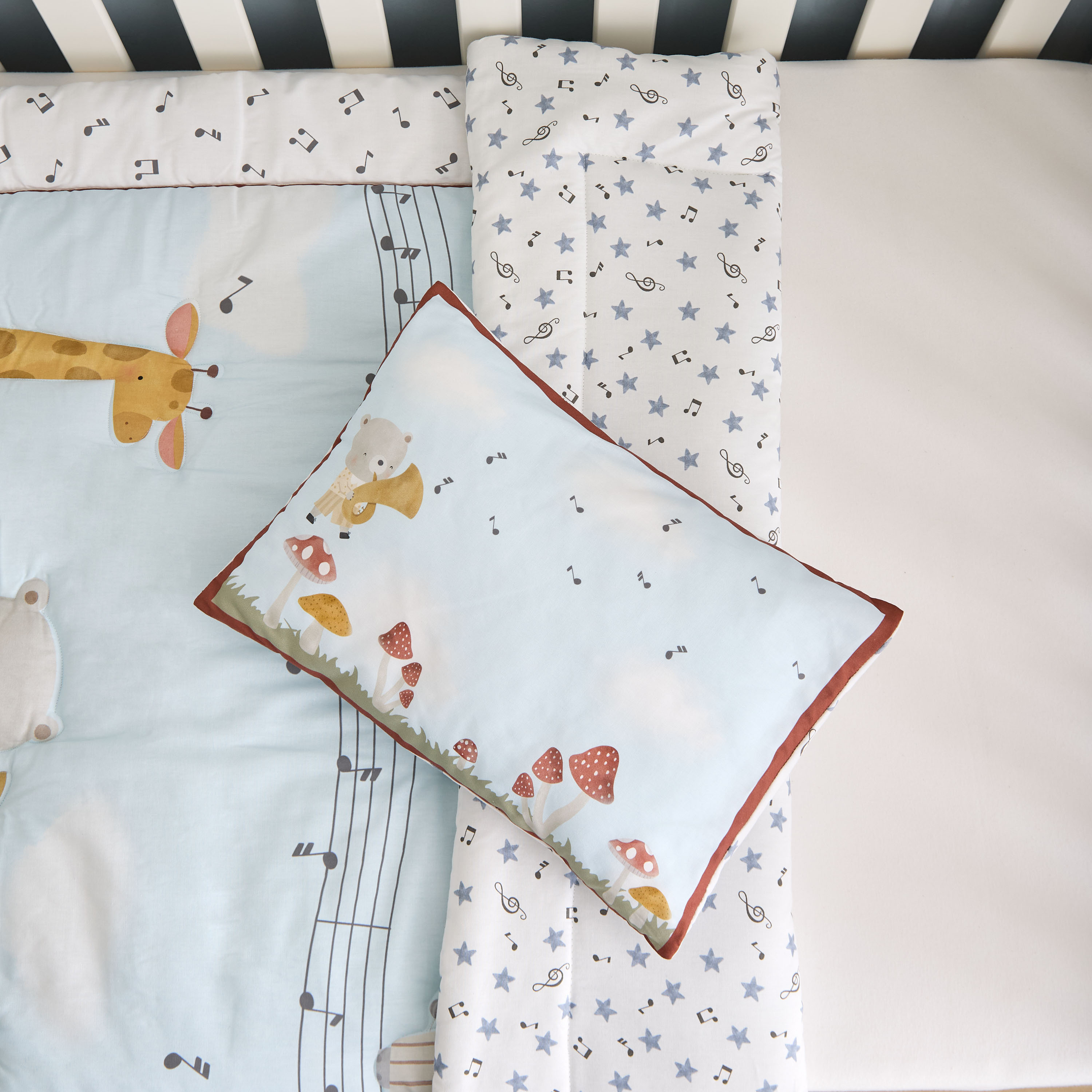 Juniors Baby Bedding Set with Unicorn Kingdom Print, 90x130 cm-baby-nursery-babybedding-image-8