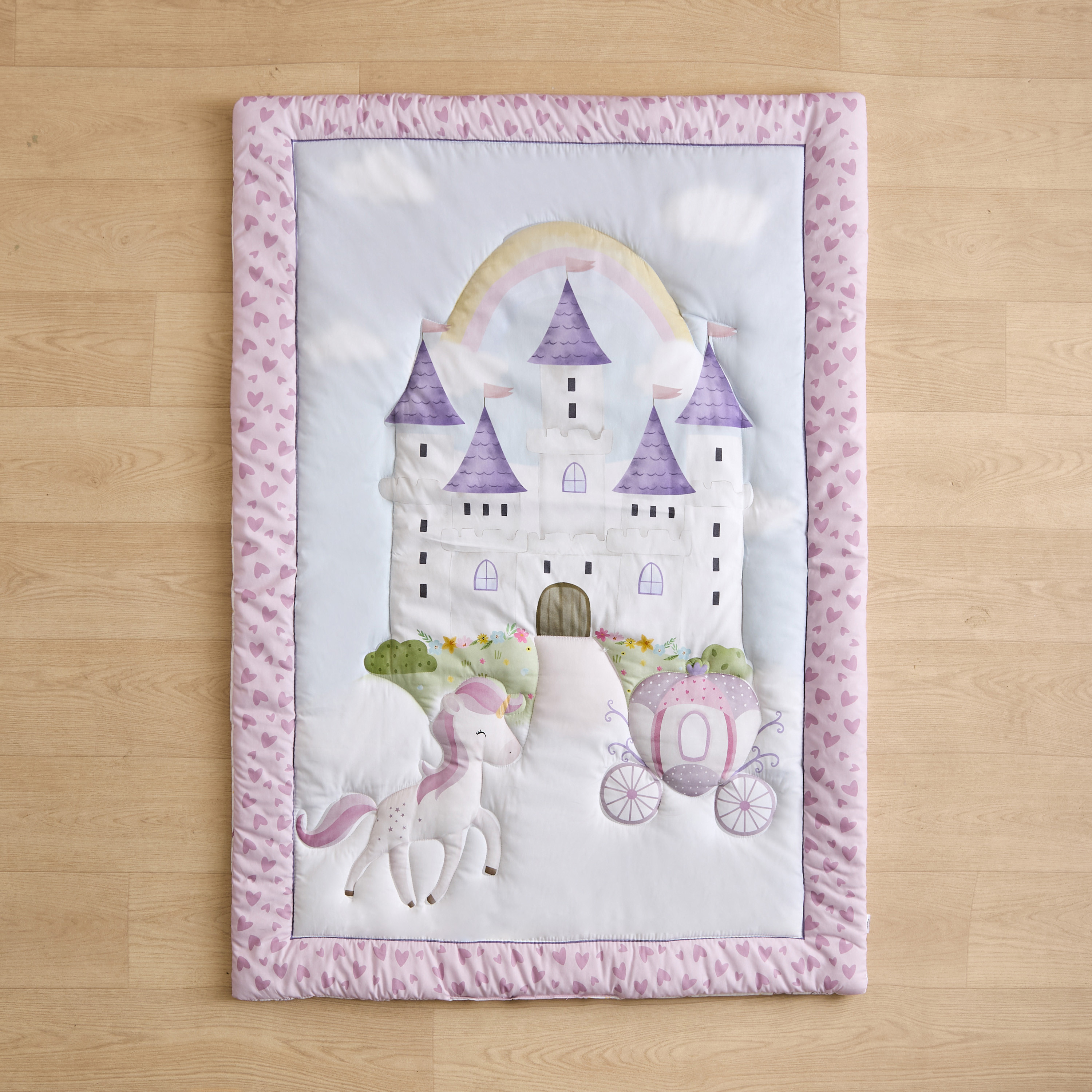 Juniors Baby Bedding Set with Unicorn Kingdom Print, 90x130 cm-baby-nursery-babybedding-image-2