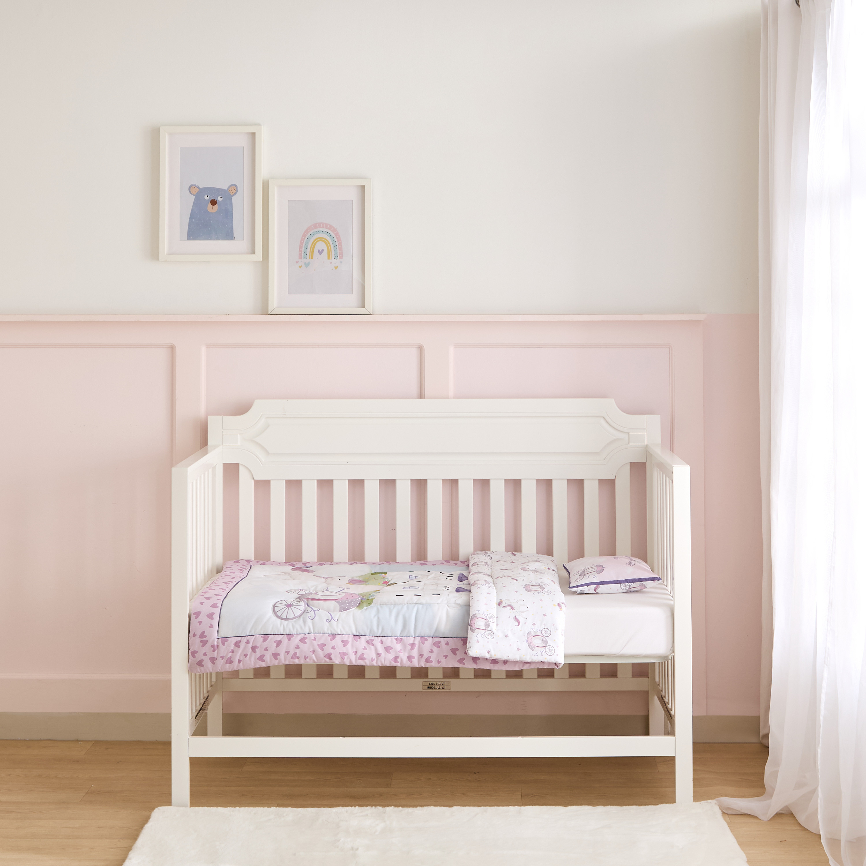 Juniors Baby Bedding Set with Unicorn Kingdom Print, 90x130 cm-baby-nursery-babybedding-image-4