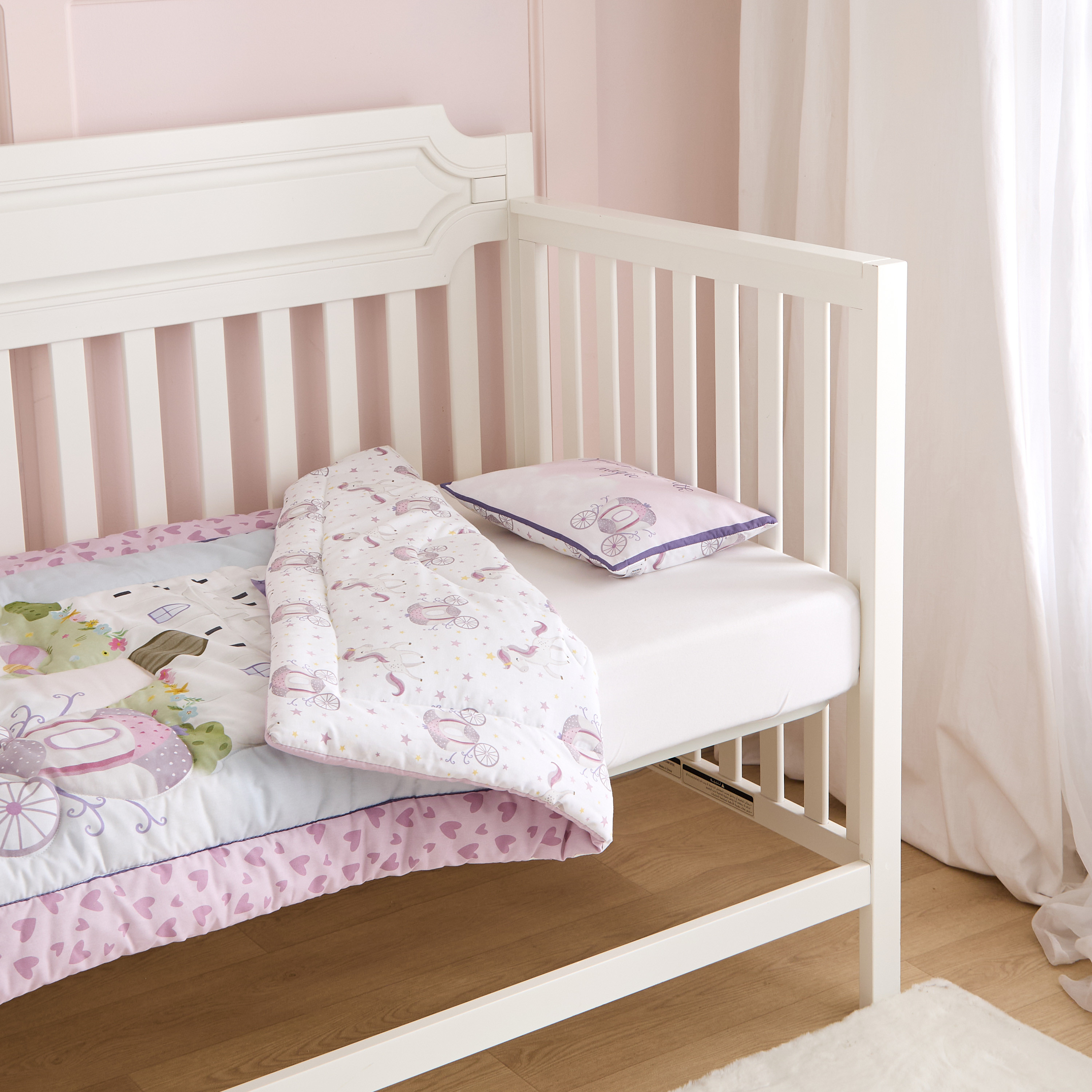 Juniors Baby Bedding Set with Unicorn Kingdom Print, 90x130 cm-baby-nursery-babybedding-image-5