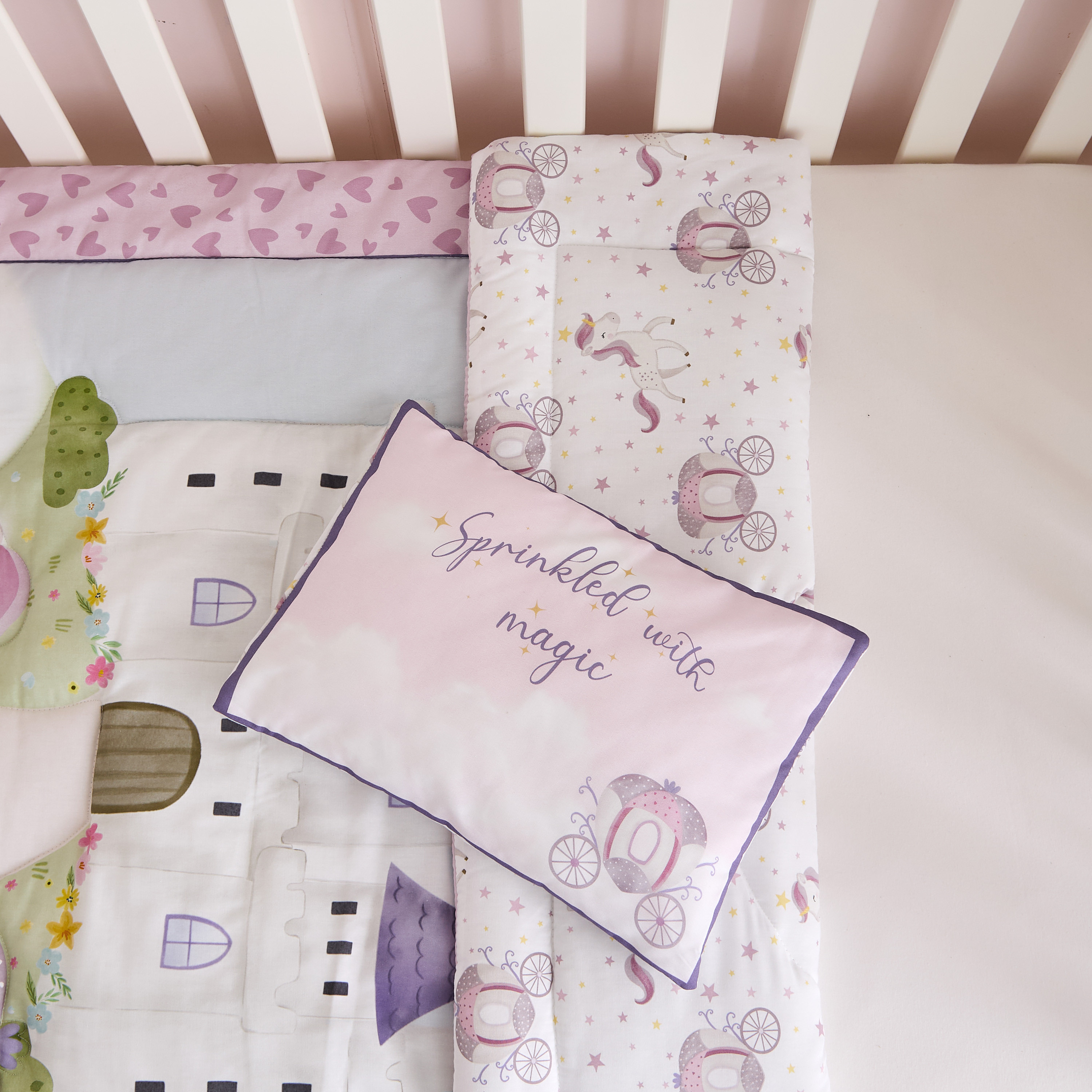 Juniors Baby Bedding Set with Unicorn Kingdom Print, 90x130 cm-baby-nursery-babybedding-image-7